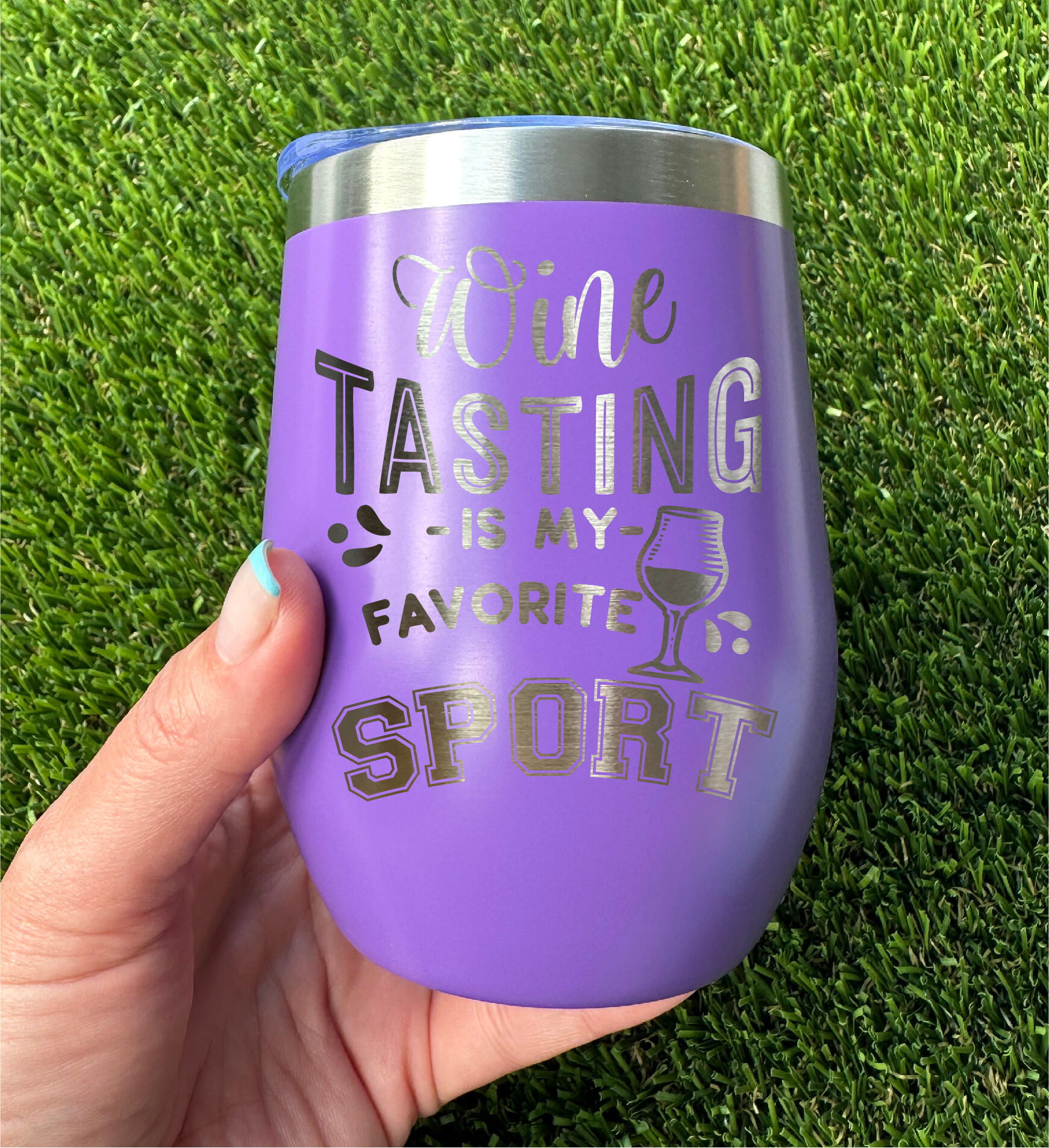 Professional Wine Taster 12oz Tumbler Engraved Quotes