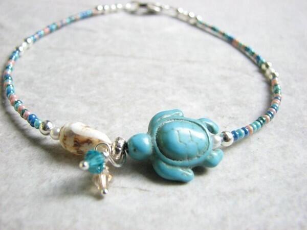 turquoise-turtle-ankle-bracelet