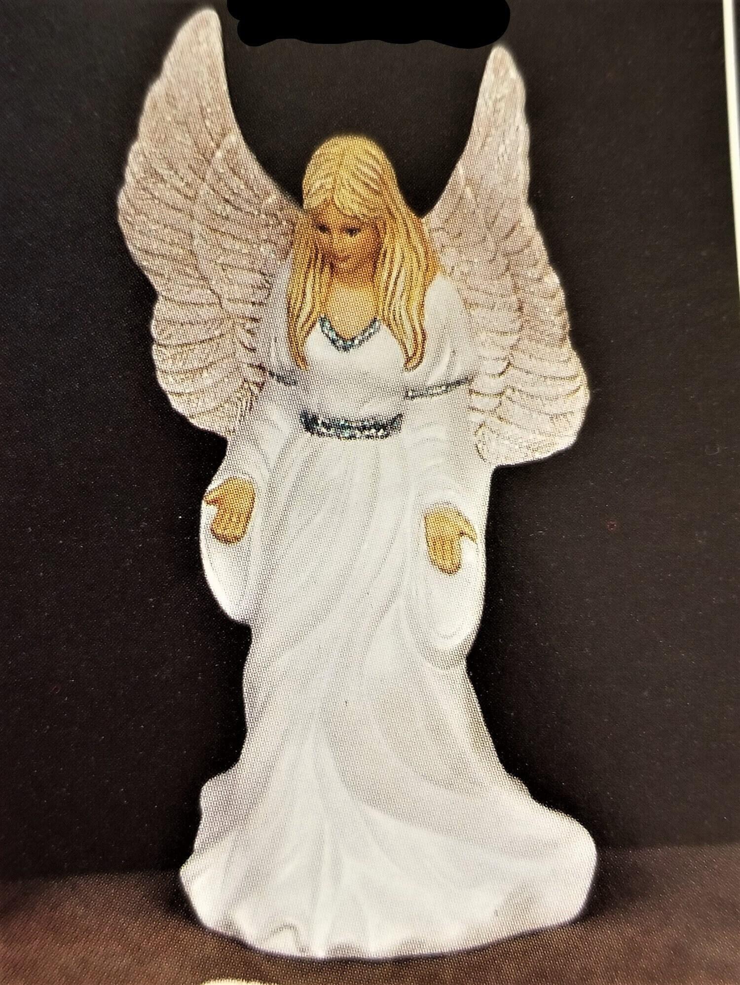 Ceramic Bisque U-Paint Kneeling Angel Unpainted Ready To Paint buying DIY Kimple