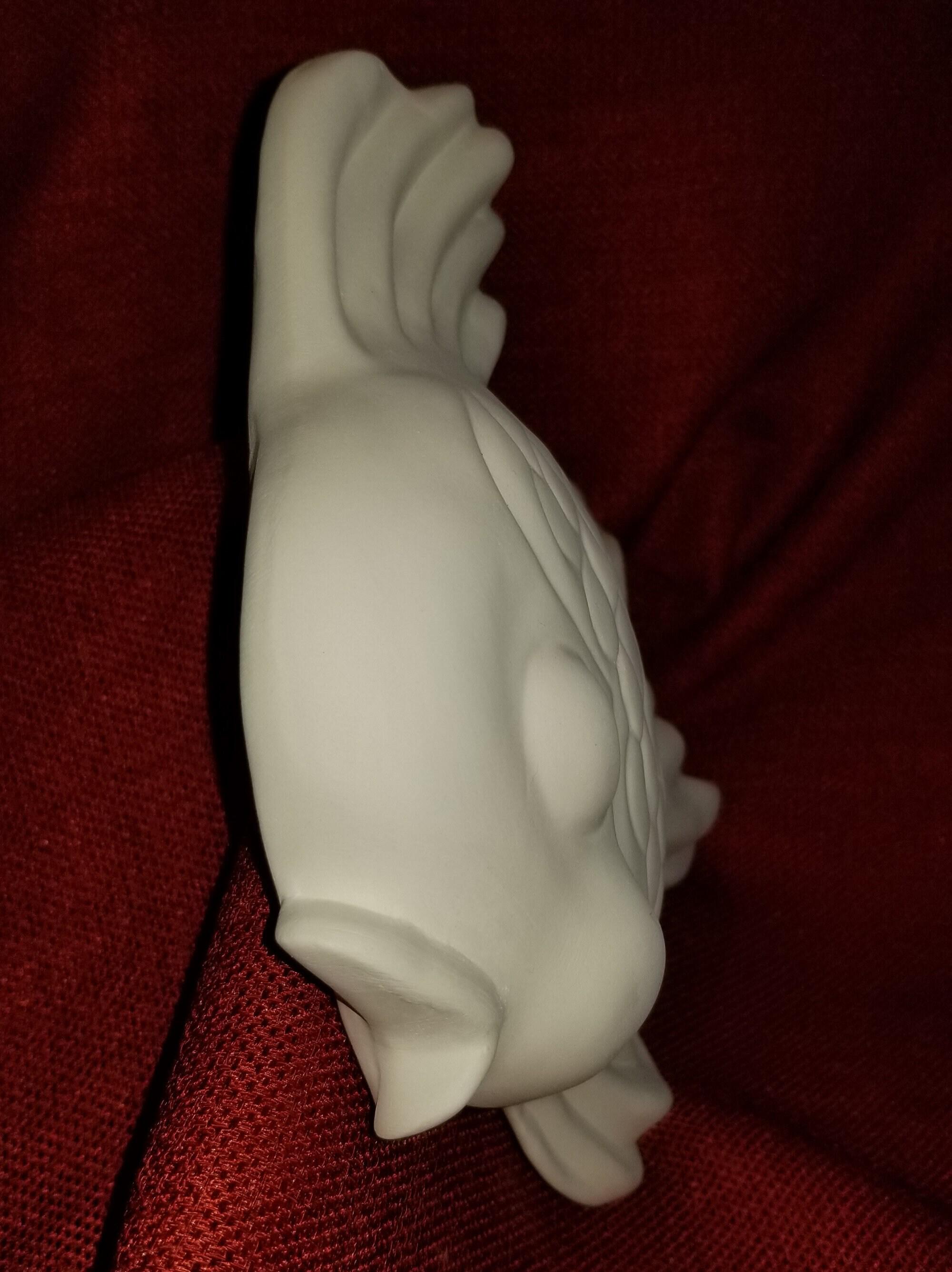 Products Unpainted Ceramic Fish Wall Plaque Unpainted Ceramic Bisque