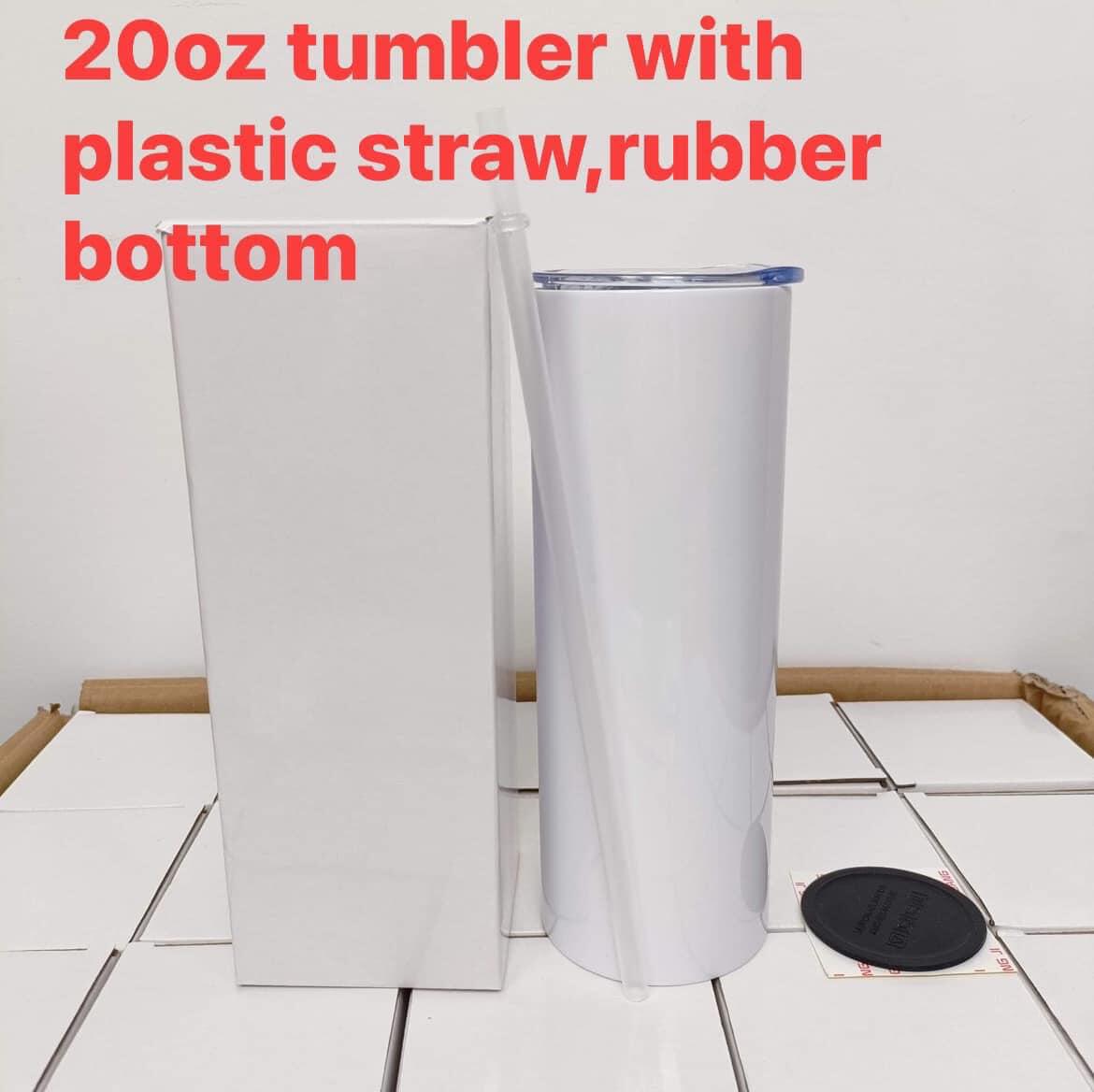 Super Mario Bros 20oz skinny stainless tumbler with Plastic straw