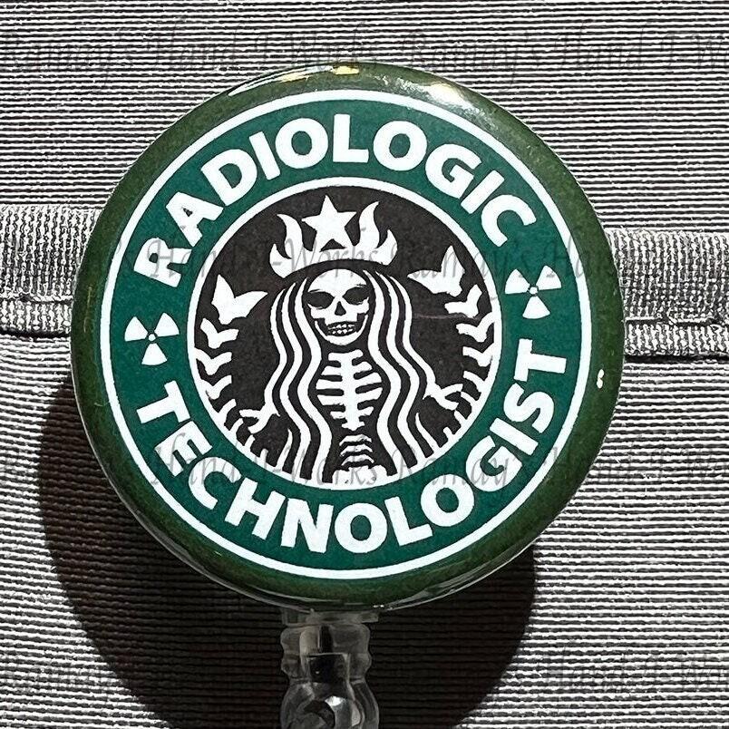 Radiologic Technologist Retractable Badge Reel & Lanyard Badge Holder