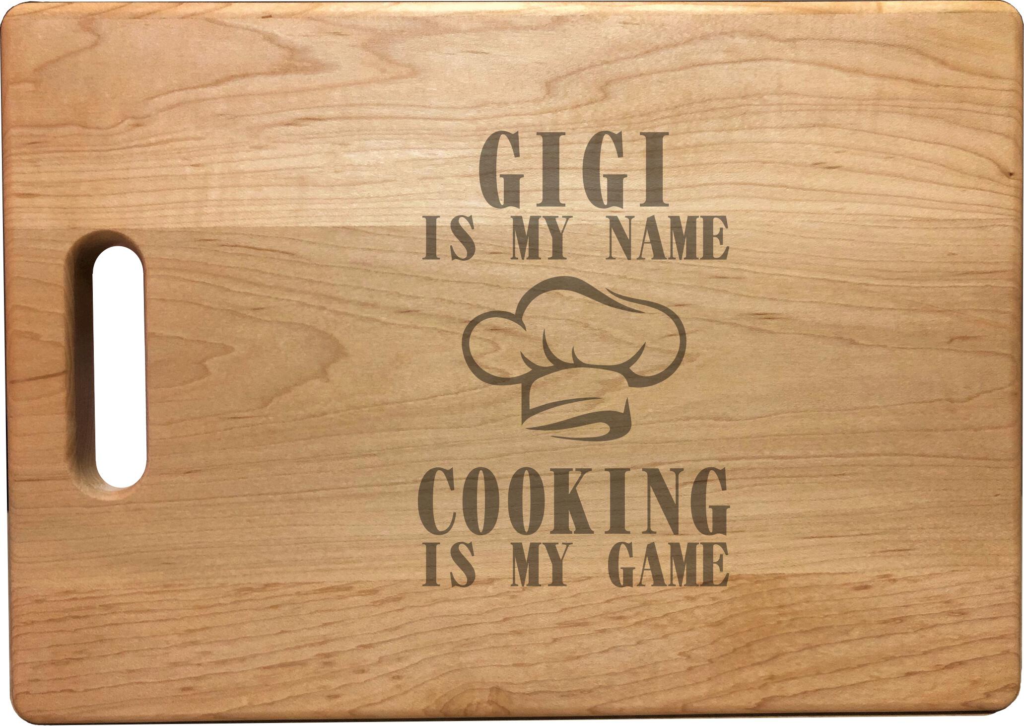 Personalized Gigi's Kitchen Engraved Cutting Board