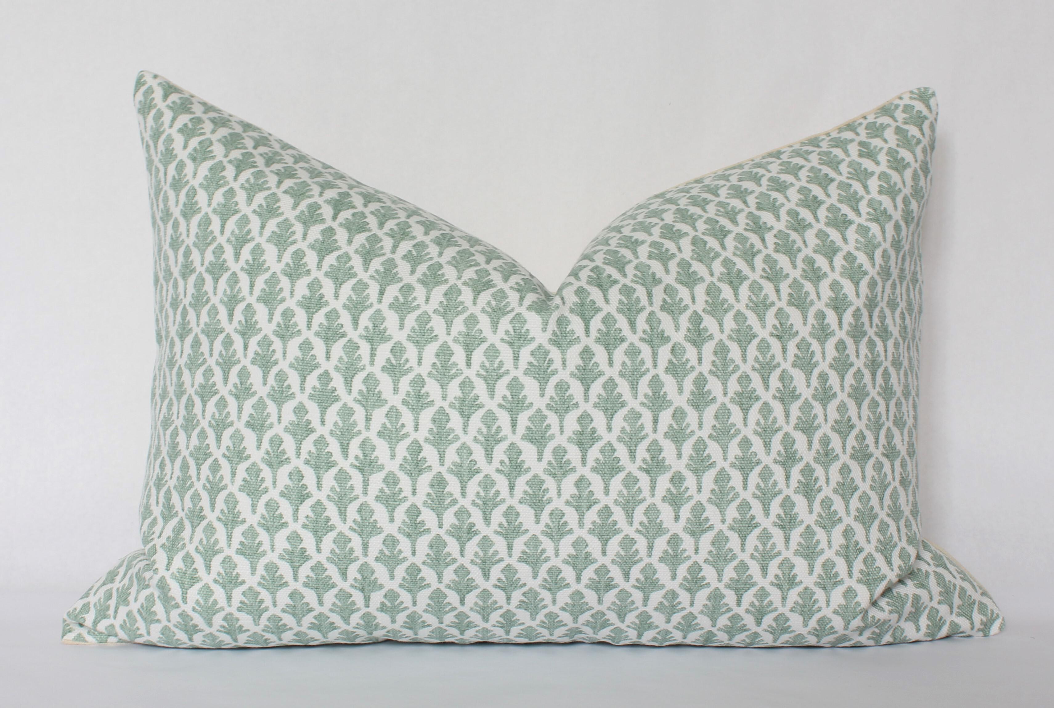 Seafoam green pillows sale