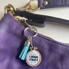 Clothing & Accessories :: Keychains & Lanyards :: Bachelorette favor. I  made it nice cross stitch keychain. Dorinda quote. Bag charm. Real  Housewives of New York. Planner charm. RHONY