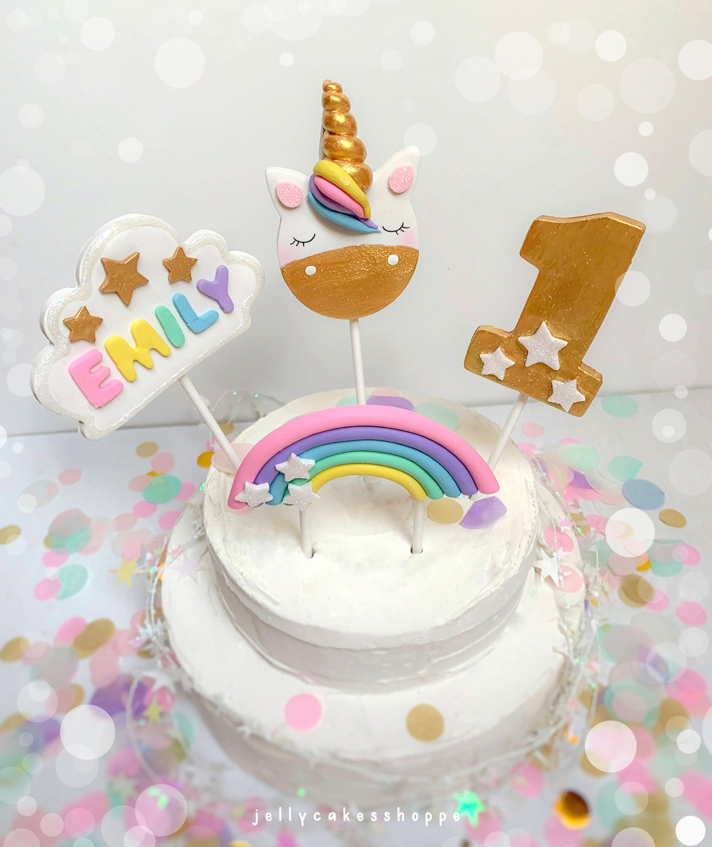 Rainbow DIY Cake Topper | SANDRA DILLON DESIGN