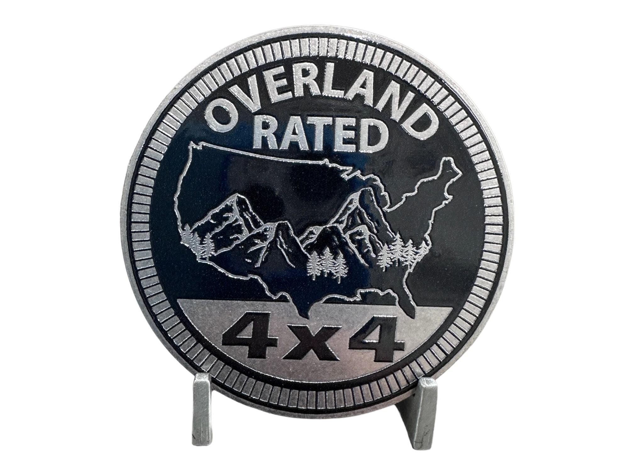 Products :: Overland - Unique METAL 4x4 Badges Made For Any 4x4 Vehicle