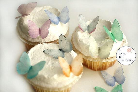 Woodland wafer paper cake decorating kit for moth cakes