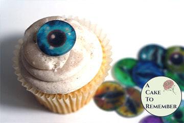 Products :: 30 wafer paper edible eyes, 1 across. Edible eyeballs for  cupcake toppers and monster cake pops. Cake decorating idea for Halloween  parties