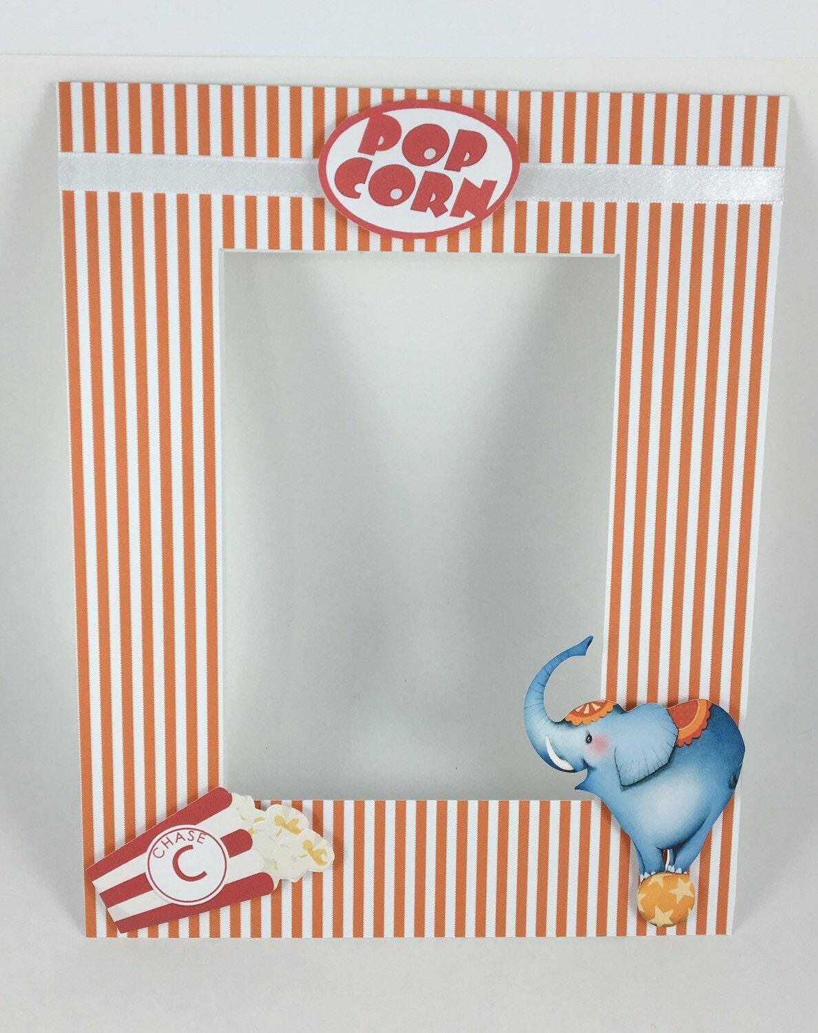 Products :: Carnival, Circus, Movie night Photo Mat for a 8x10 frame