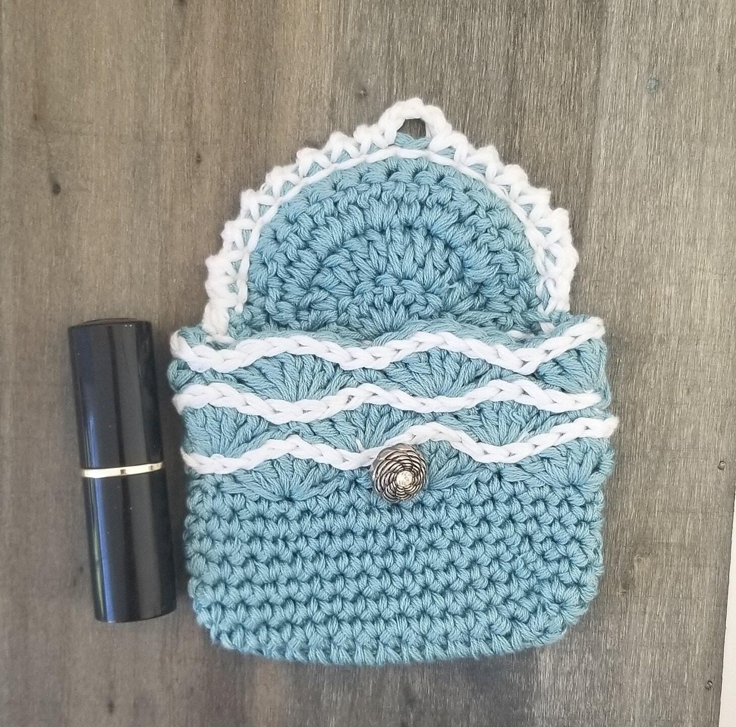 Crochet backpack coin purse : r/crochet