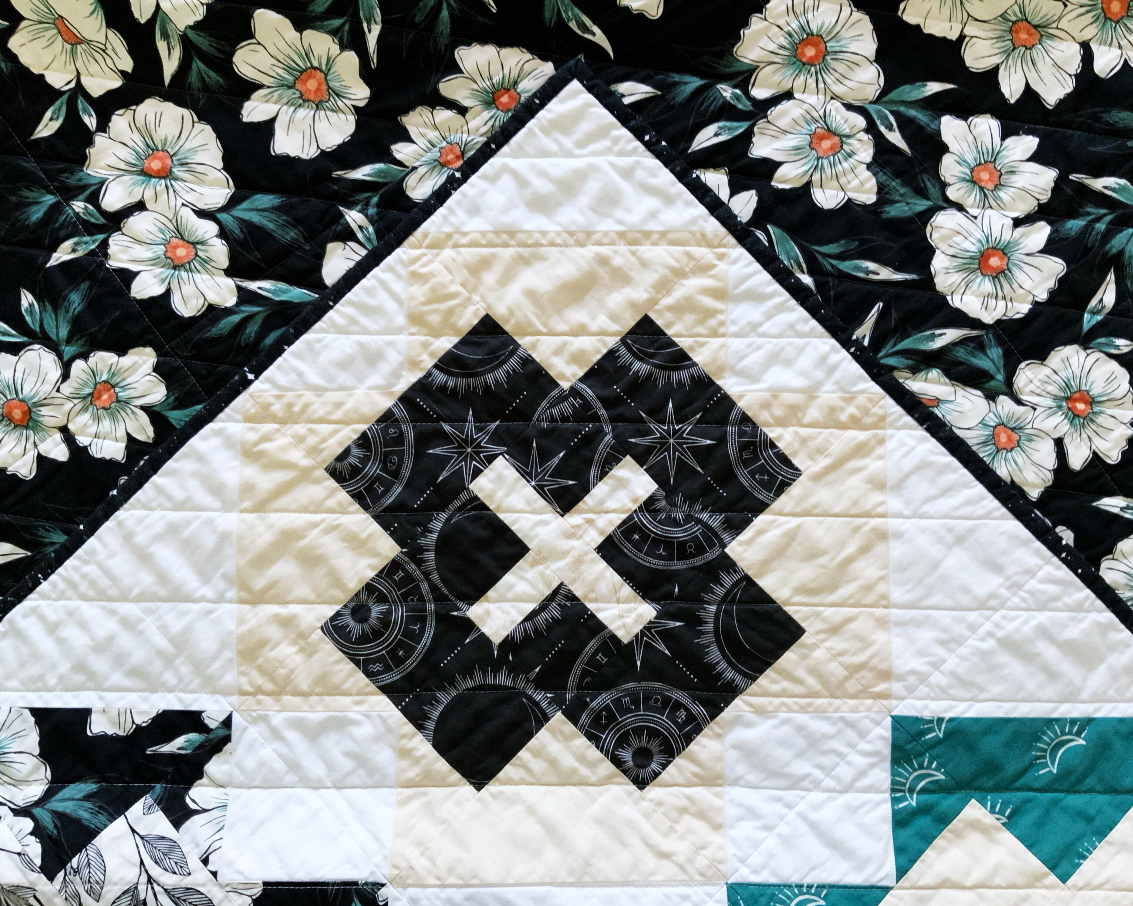 Wildflower Pillow and Baby Quilt Pattern by Missouri Star