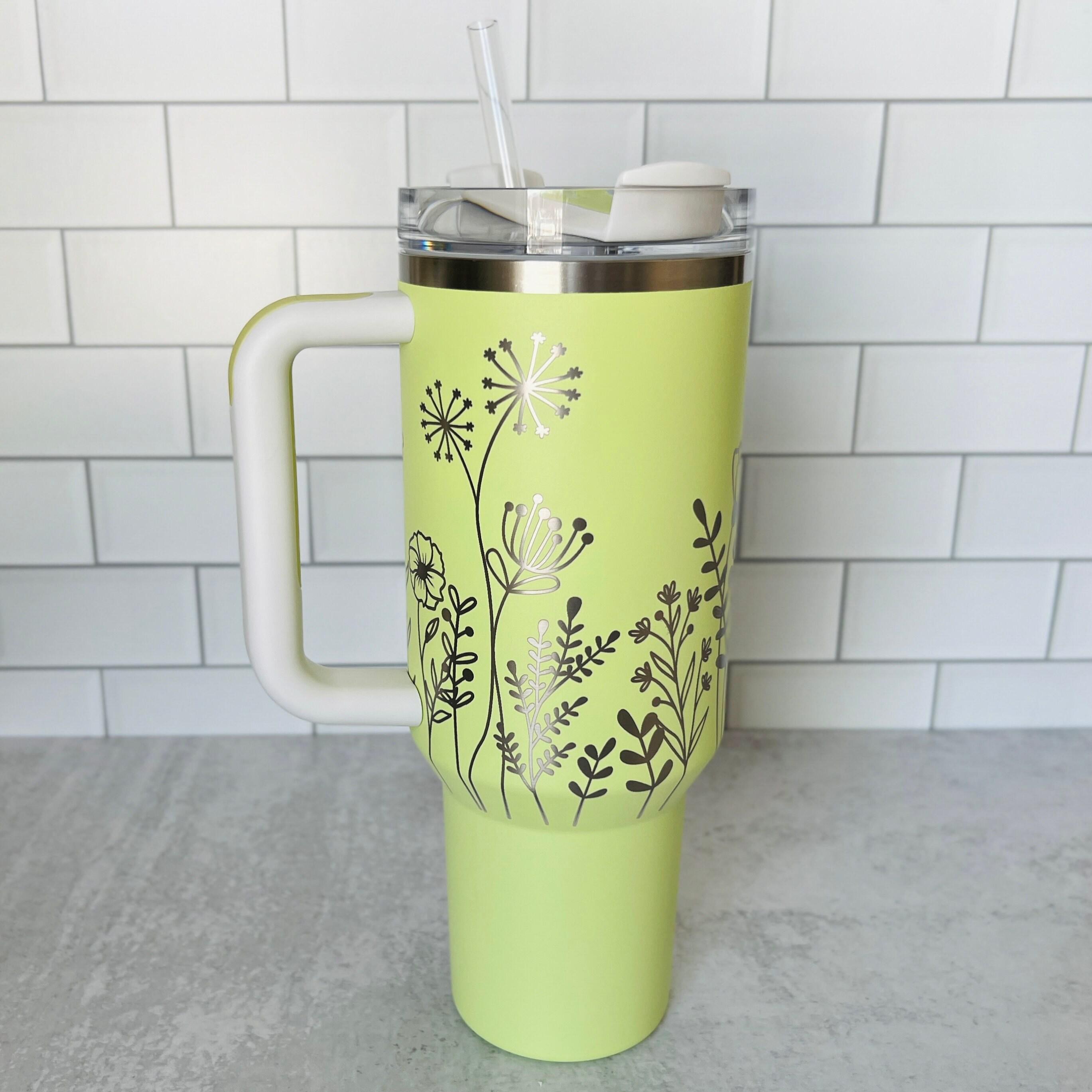 Stanley 40oz Tumbler, Lime green& pink quencher mug tumbler, citron mix  Stanley, Holiday Gifts for her