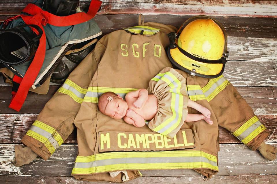 Baby girl firefighter clothes hotsell