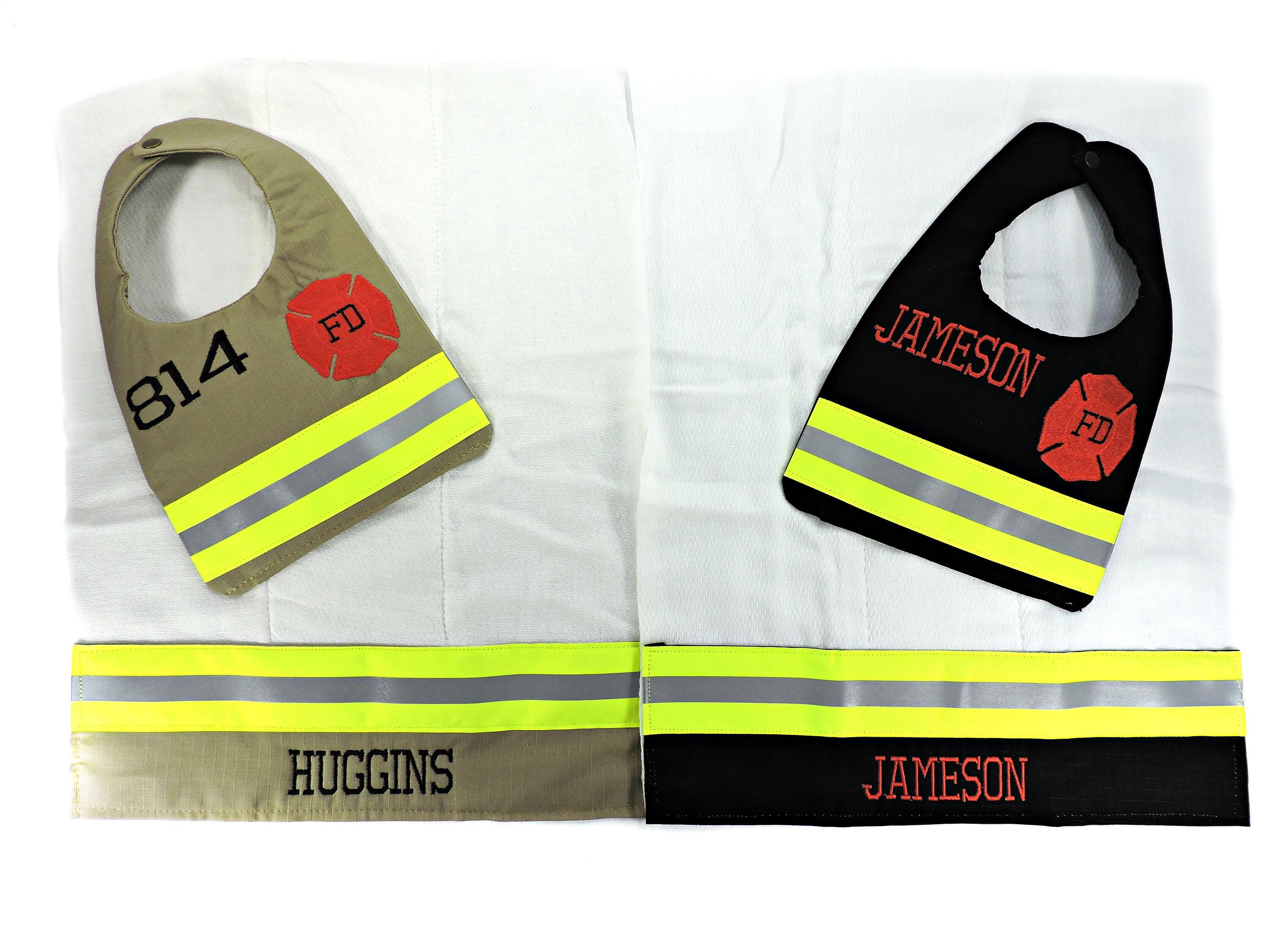 Home & Living Baby & Kids Bibs & Burp Cloths Firefighter Baby