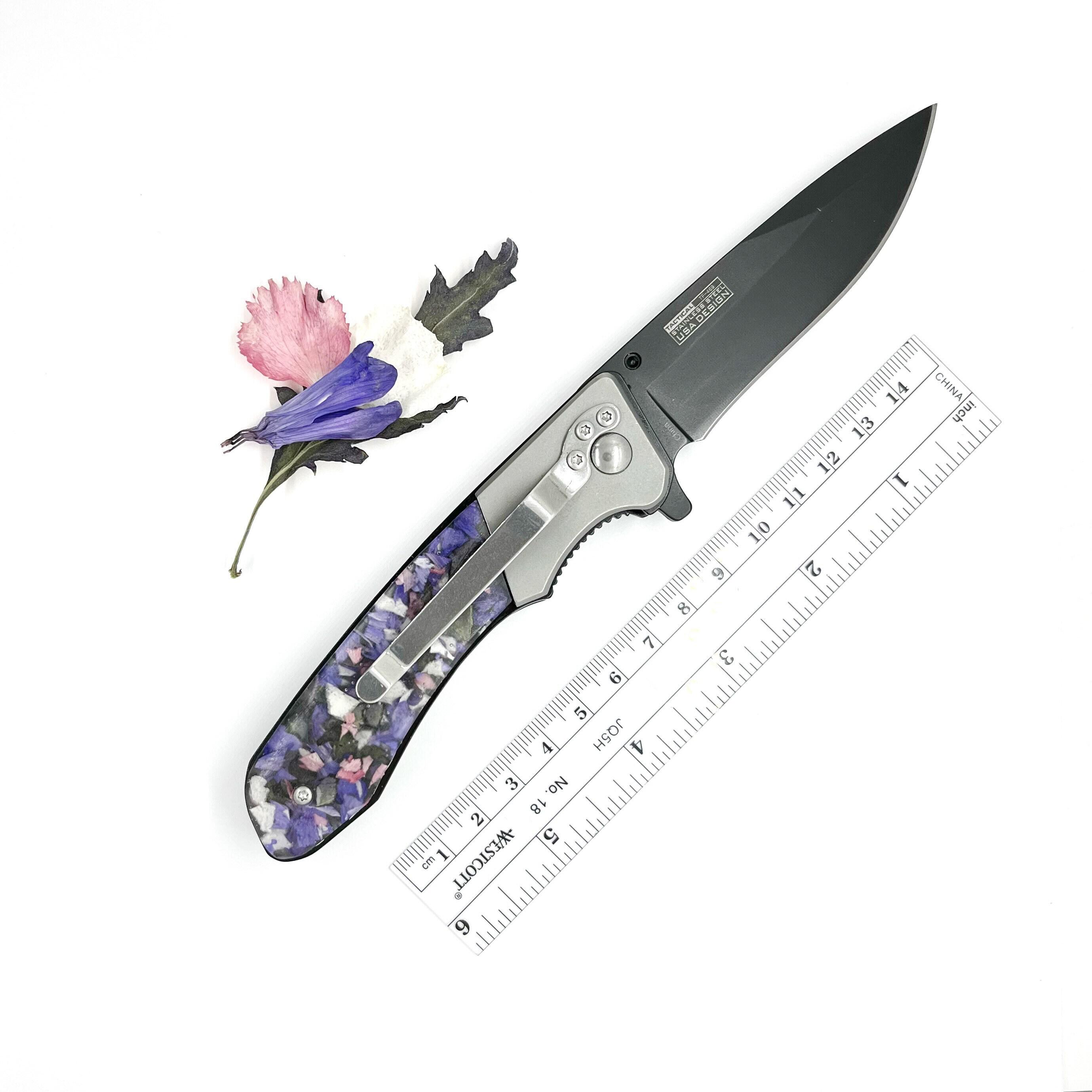 Resin Memorial Flower Knife 