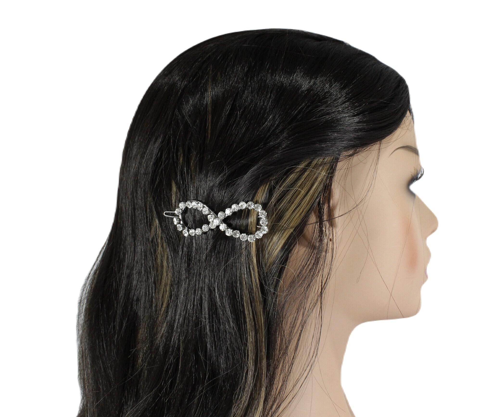 Queen of Hearts Ribbon Barrette Bow Hair Accessories Holder Organizer  Handmade