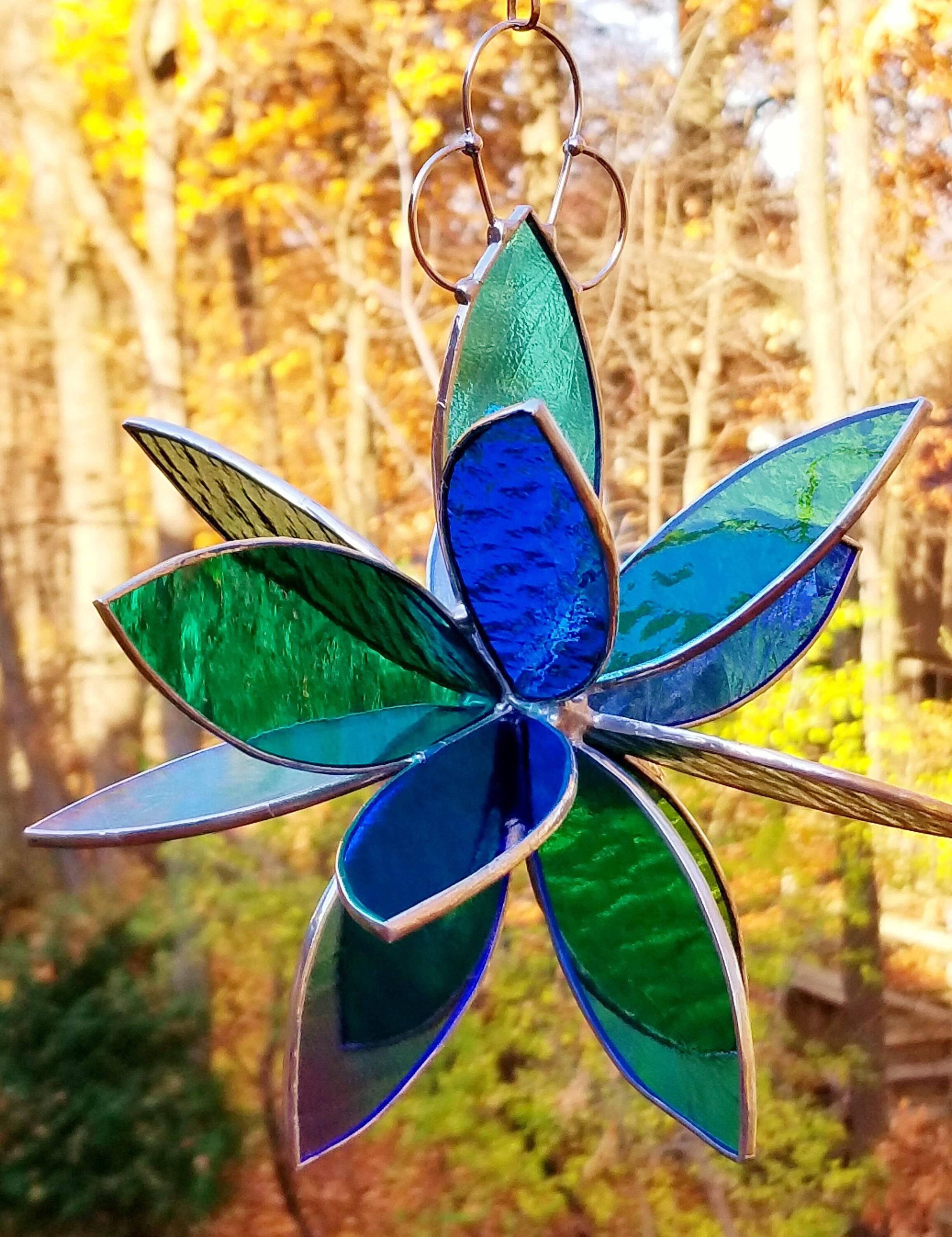 Stained Glass Flower buy Sun Catcher