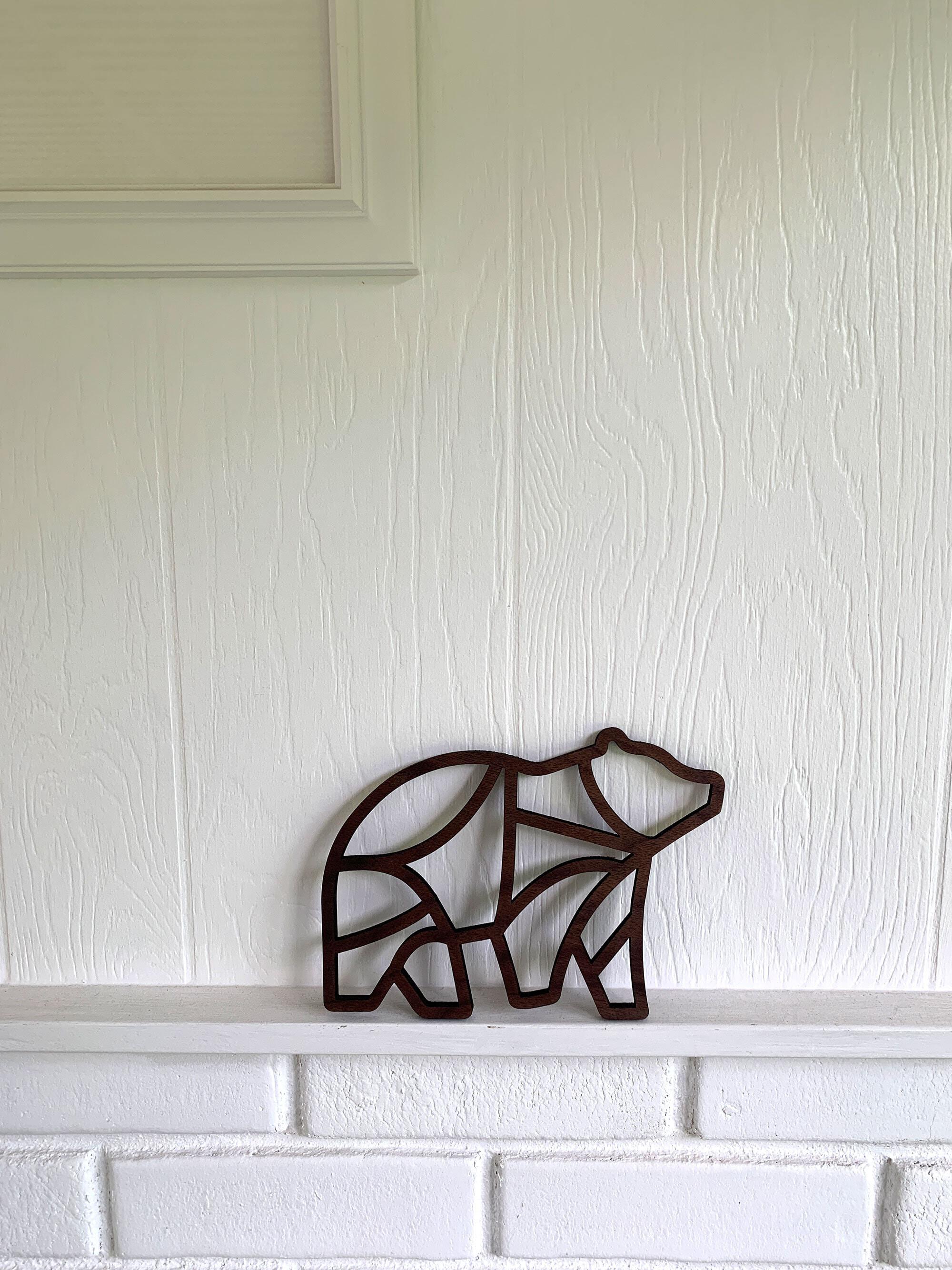 Home & Living Baby & Kids Nursery Decor Byron the Bear, woodland nursery decor, wooden