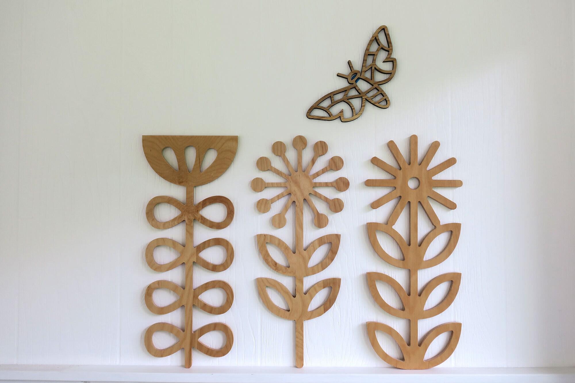 Home & Living Wall Decor Wall Art Marty the Moth nature nursery decor, wooden nursery