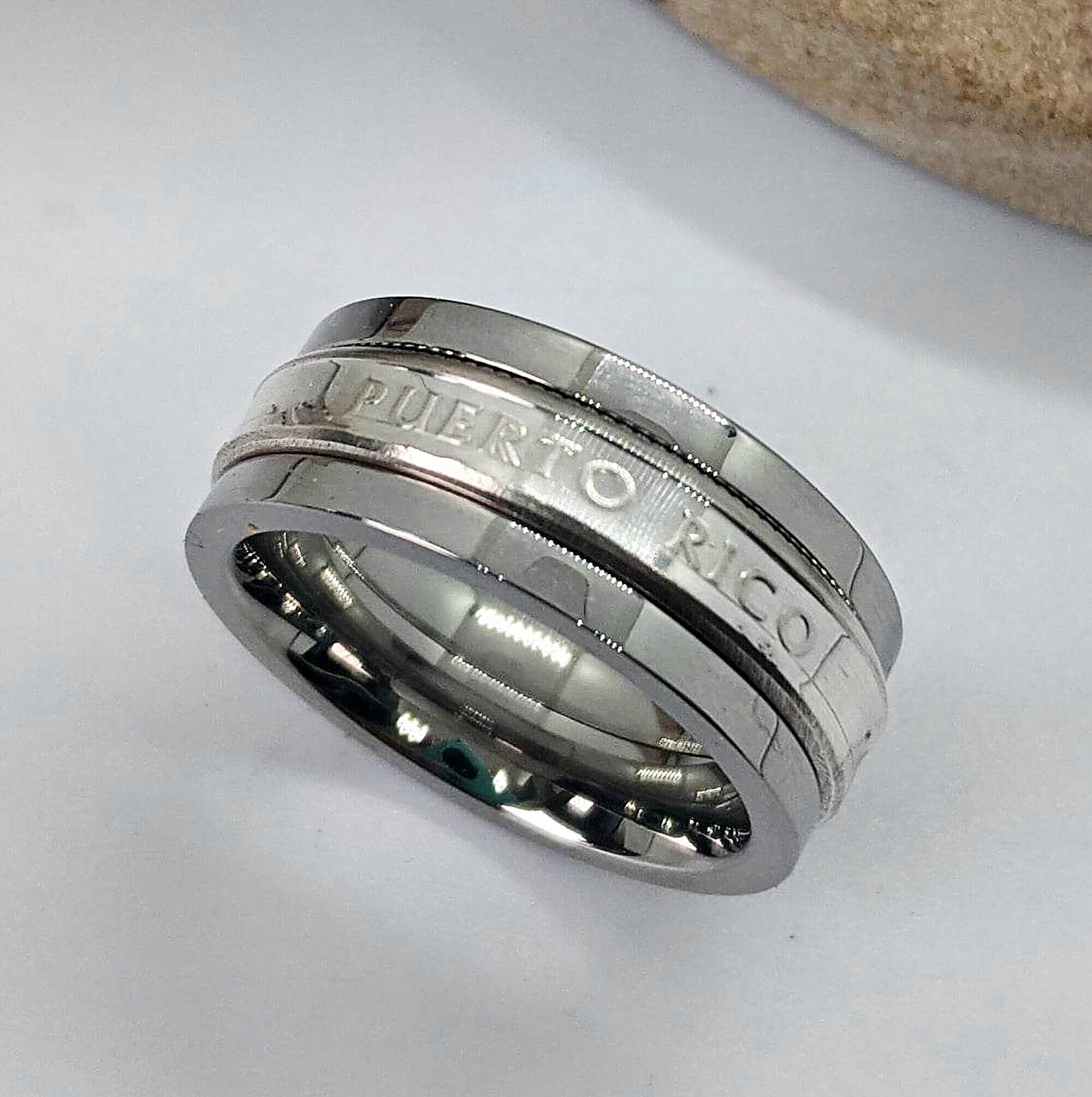 Coin on sale spinner ring