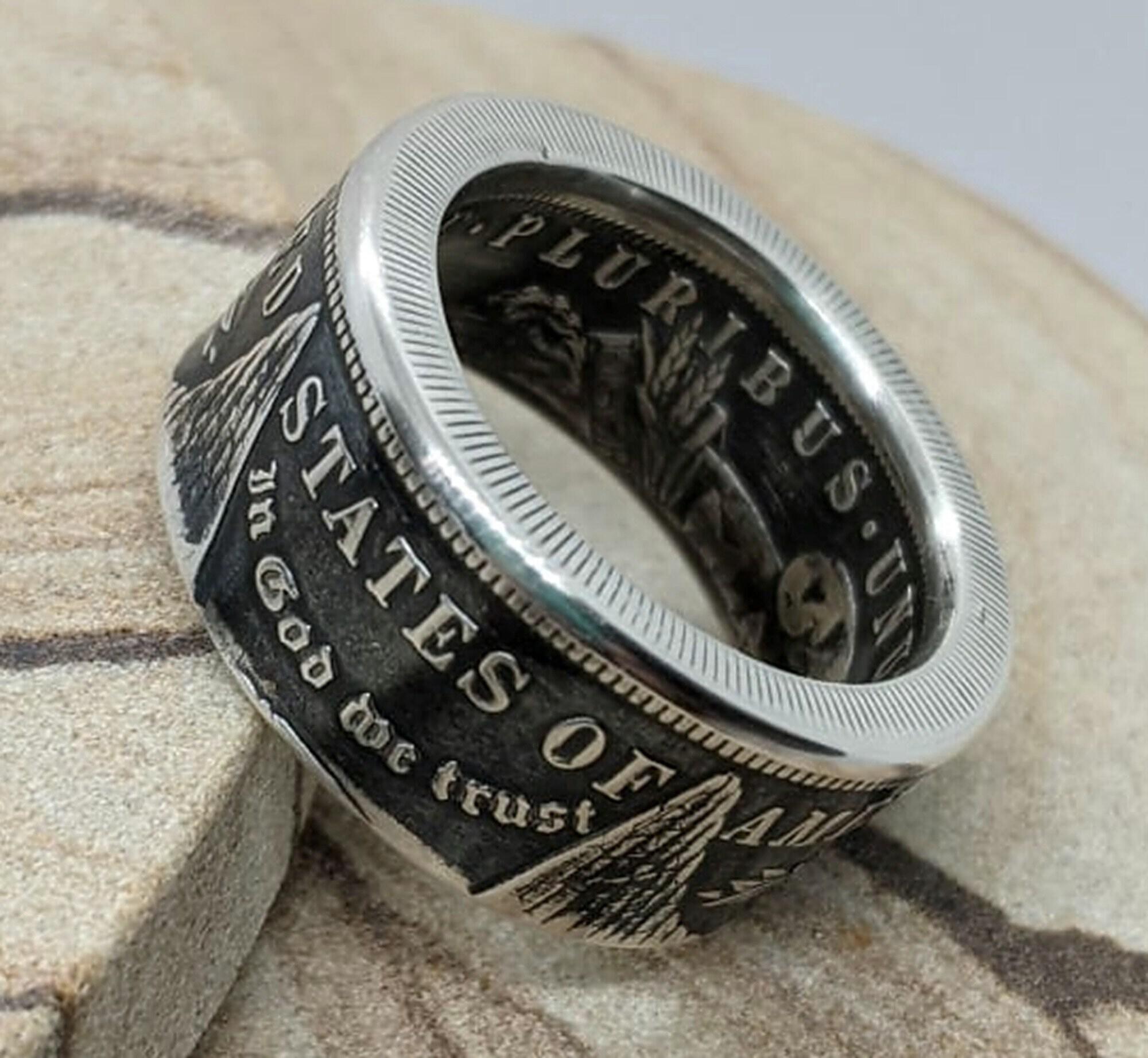 Morgan Silver Dollar Coin Ring