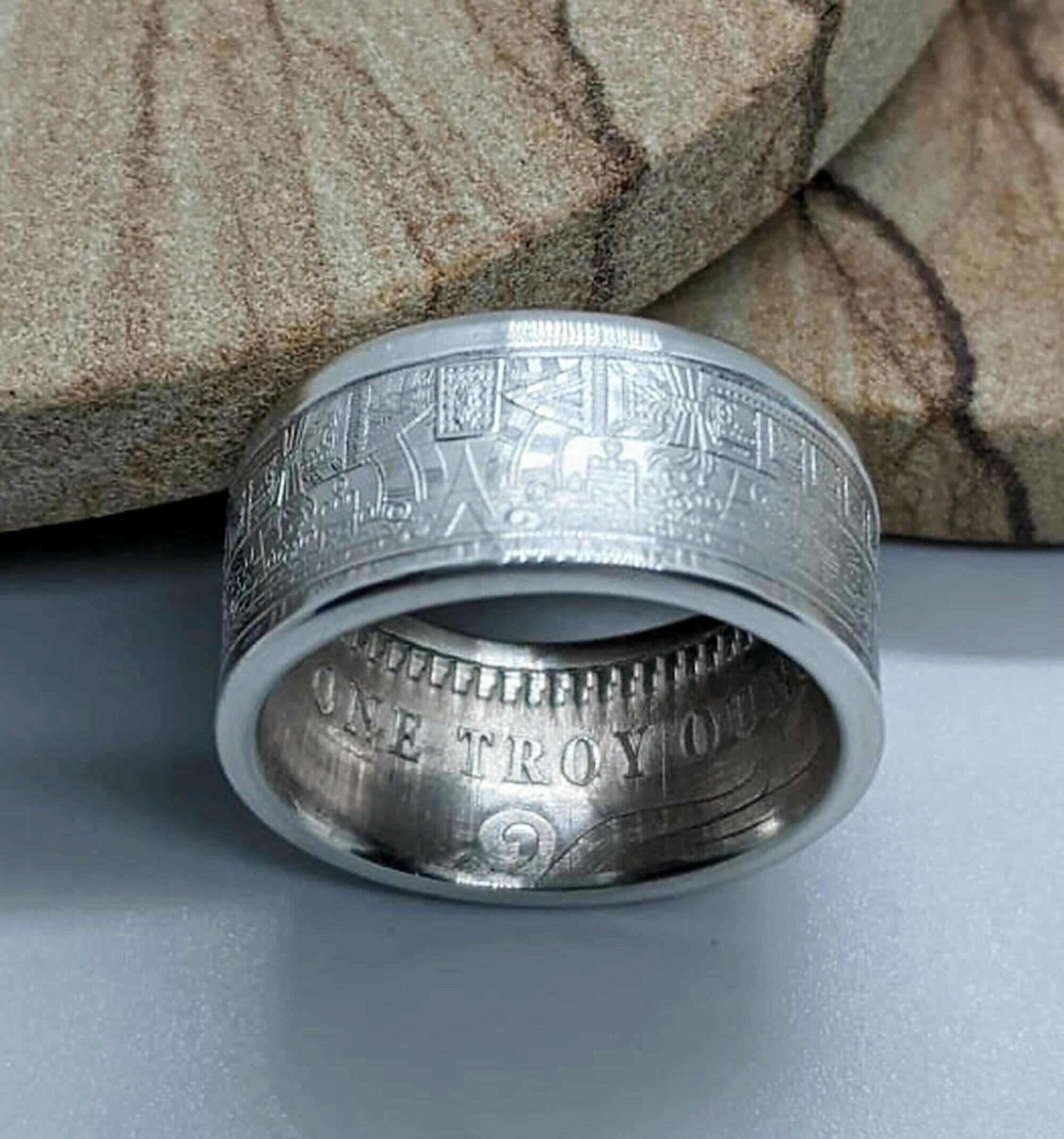 Buy Aztec Calander Silver Coin Ring