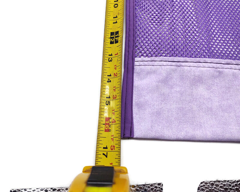 Show the  measurement of approx. 17 inches.