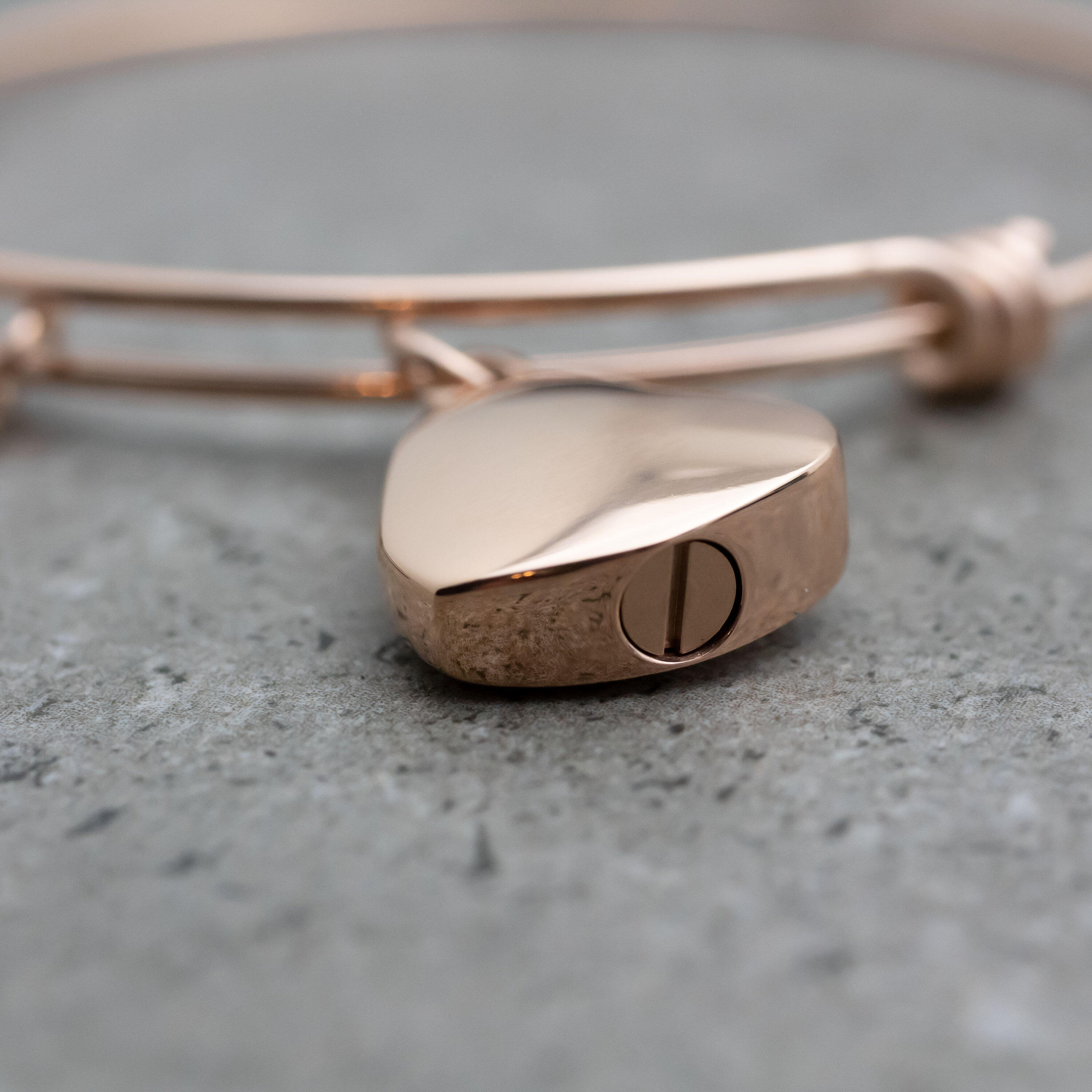 Rose gold 2024 cremation bracelet