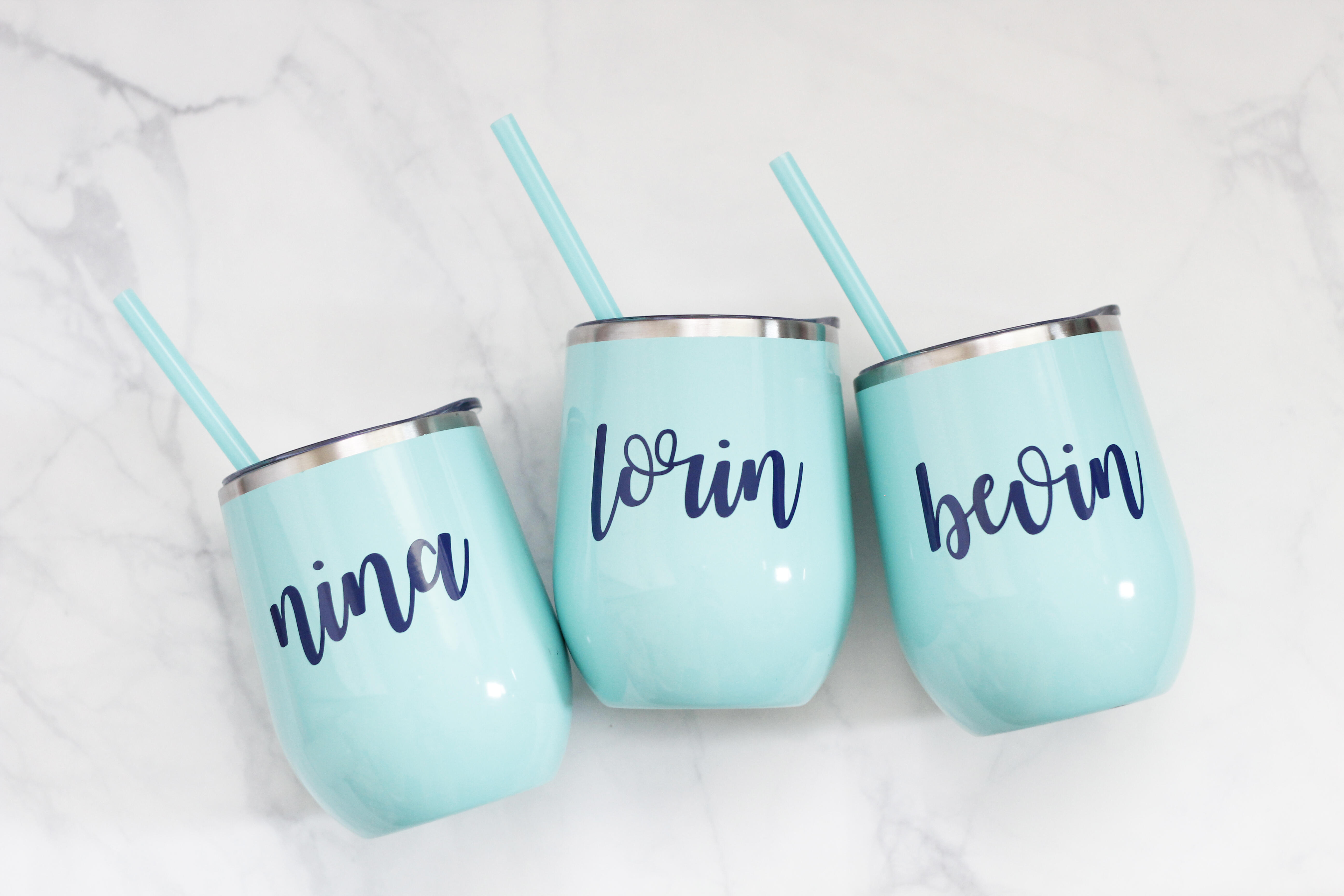 Home & Living :: Kitchen & Dining :: Drinkware :: Personalized Wine Tumbler  // stainless wine tumbler // Rose Gold // girls weekend ideas // wine  tumblers with straw