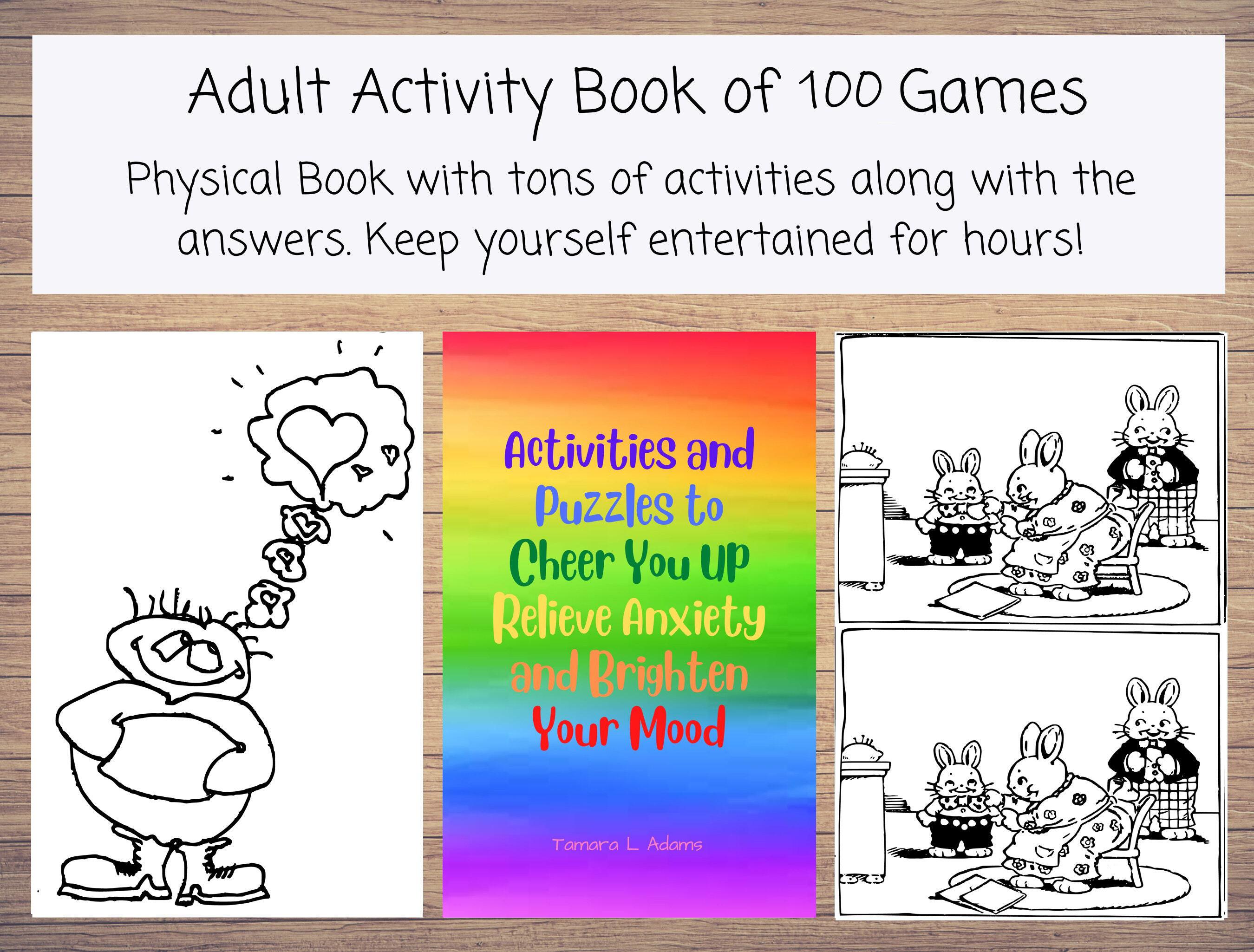 Printable Travel Activities: Activity book for adults with 100 travel based  activities and 100 travel tips, Adult Activity and Variety Puzzles Bundle