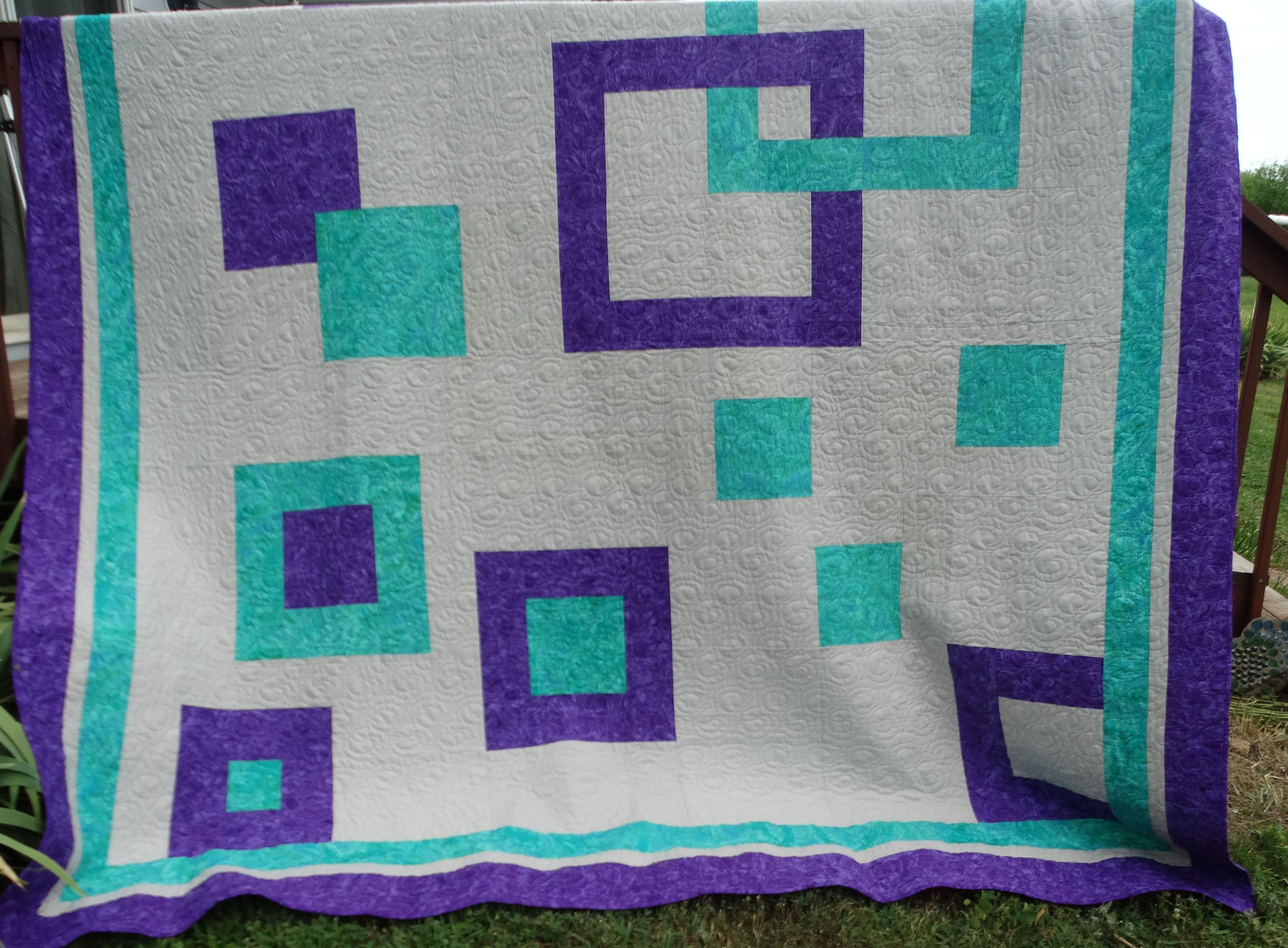 Jaded Chain Beginner Baby Quilt Pattern - Quilt Pattern for Beginners