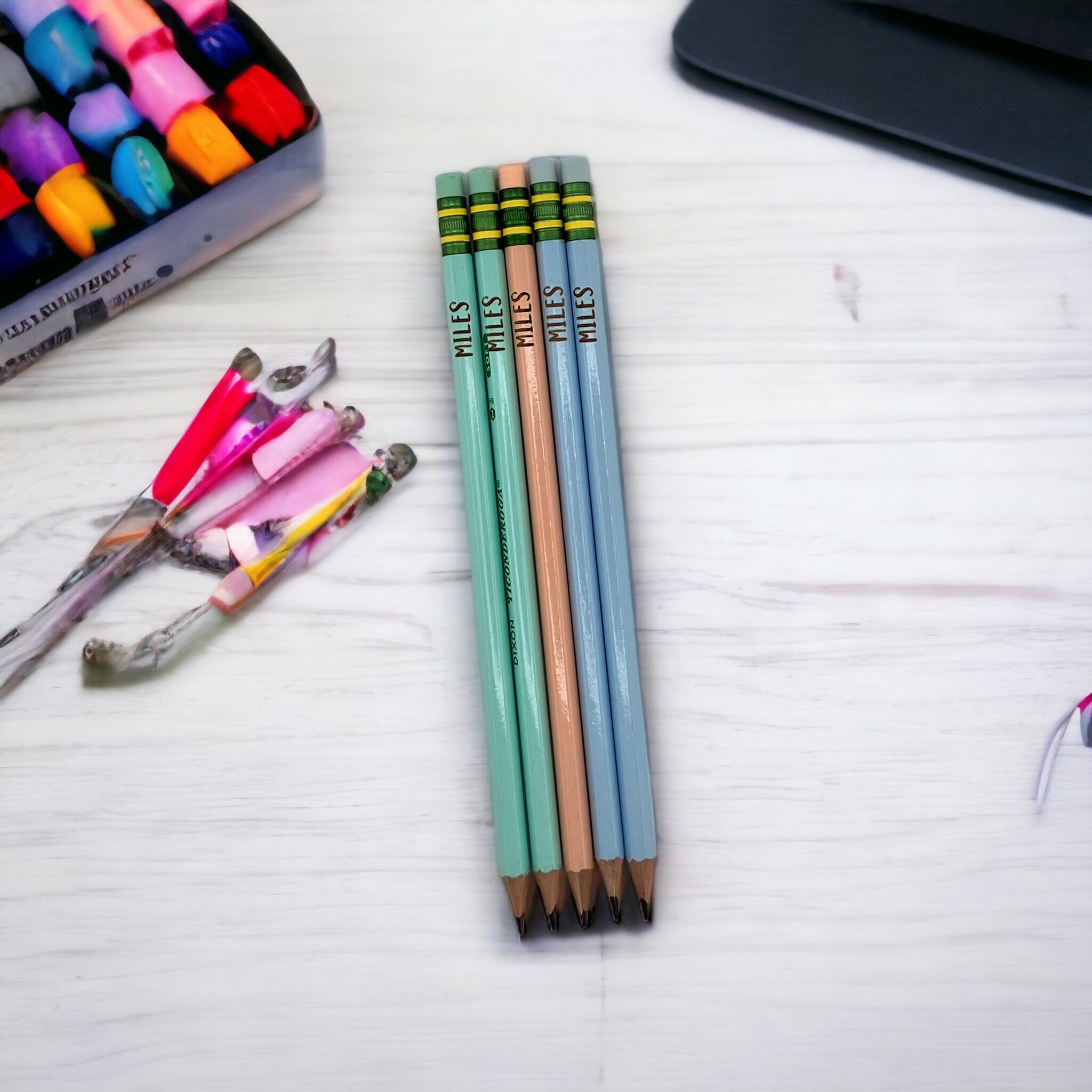Personalized Pencils, Engraved Pencils, Back to School