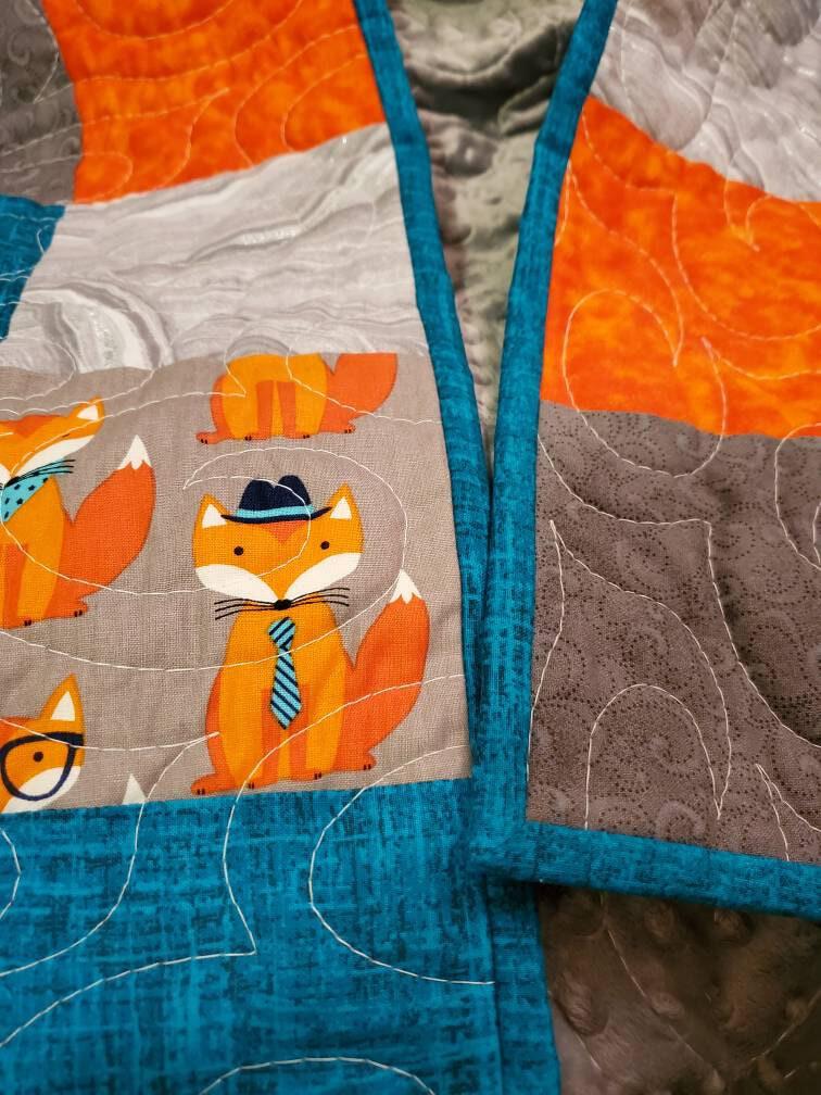 Fox baby selling quilt