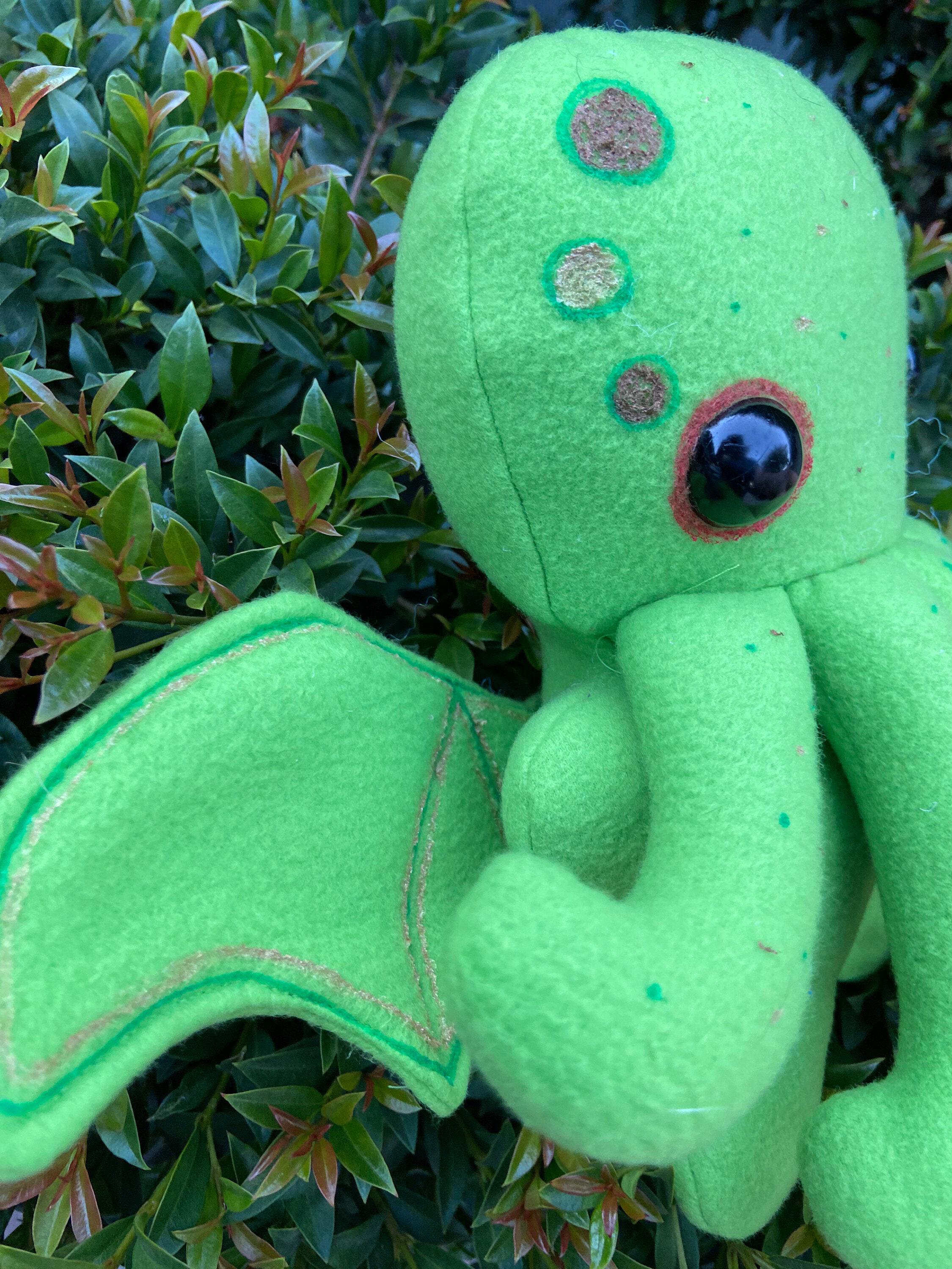 Cthulhu Plush 2024 The Ancient One Cryptid Codex Green Monster Ringtail Creations Tag