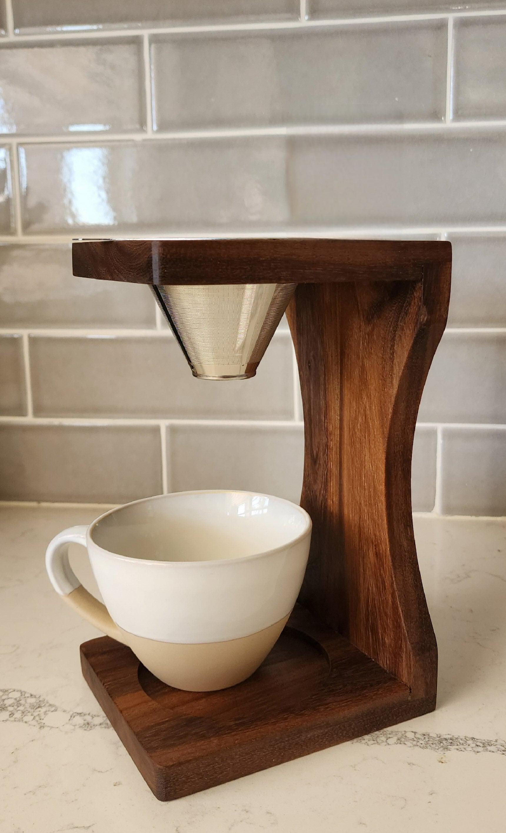 Pour Over Stand Coffee Stand Drip Stand Coffee Filter Stand Wood Drip Stand  Stand for Coffee Filter 