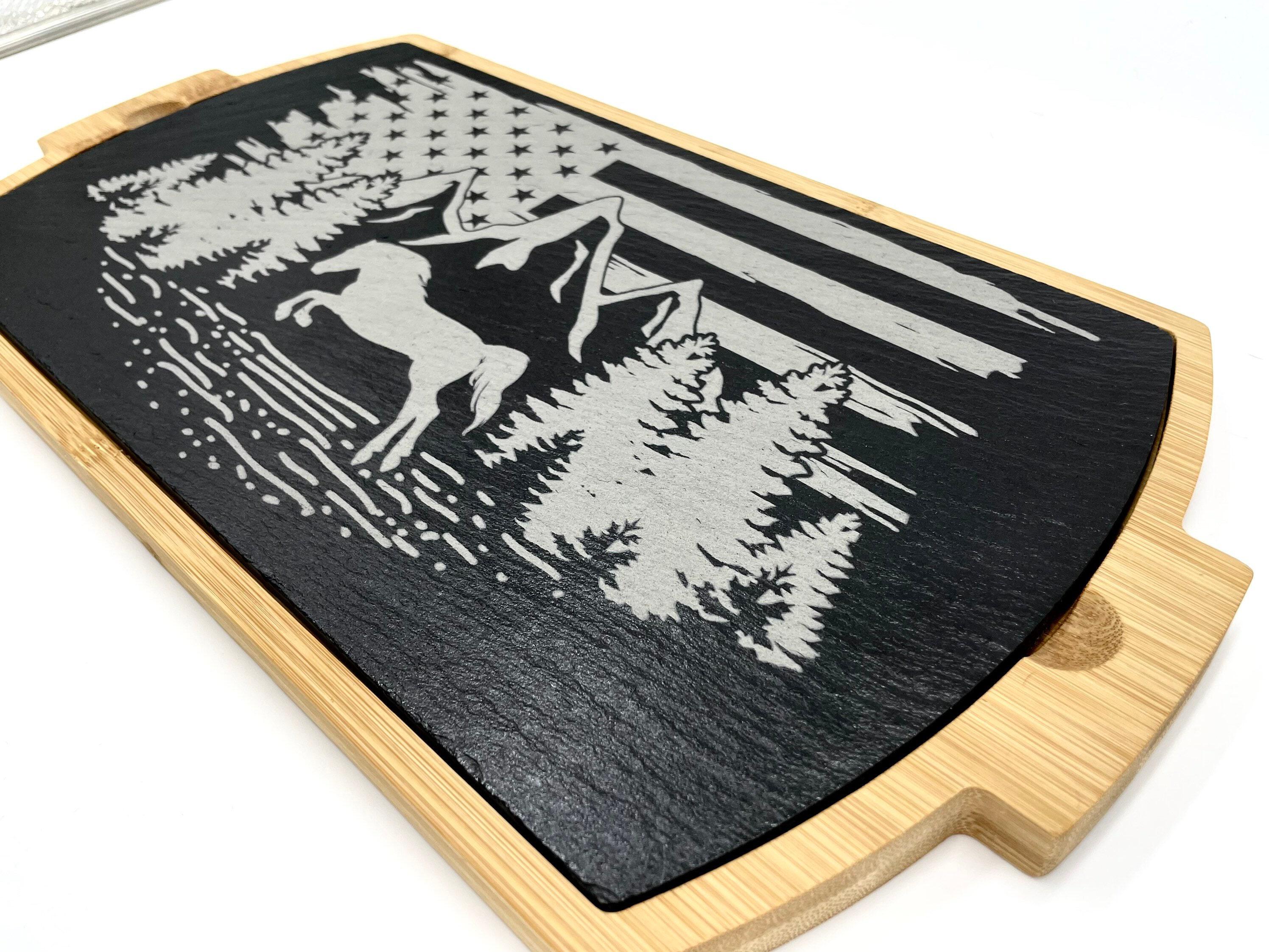 Products :: Engraved Slate Charcuterie Board, Serving Platter