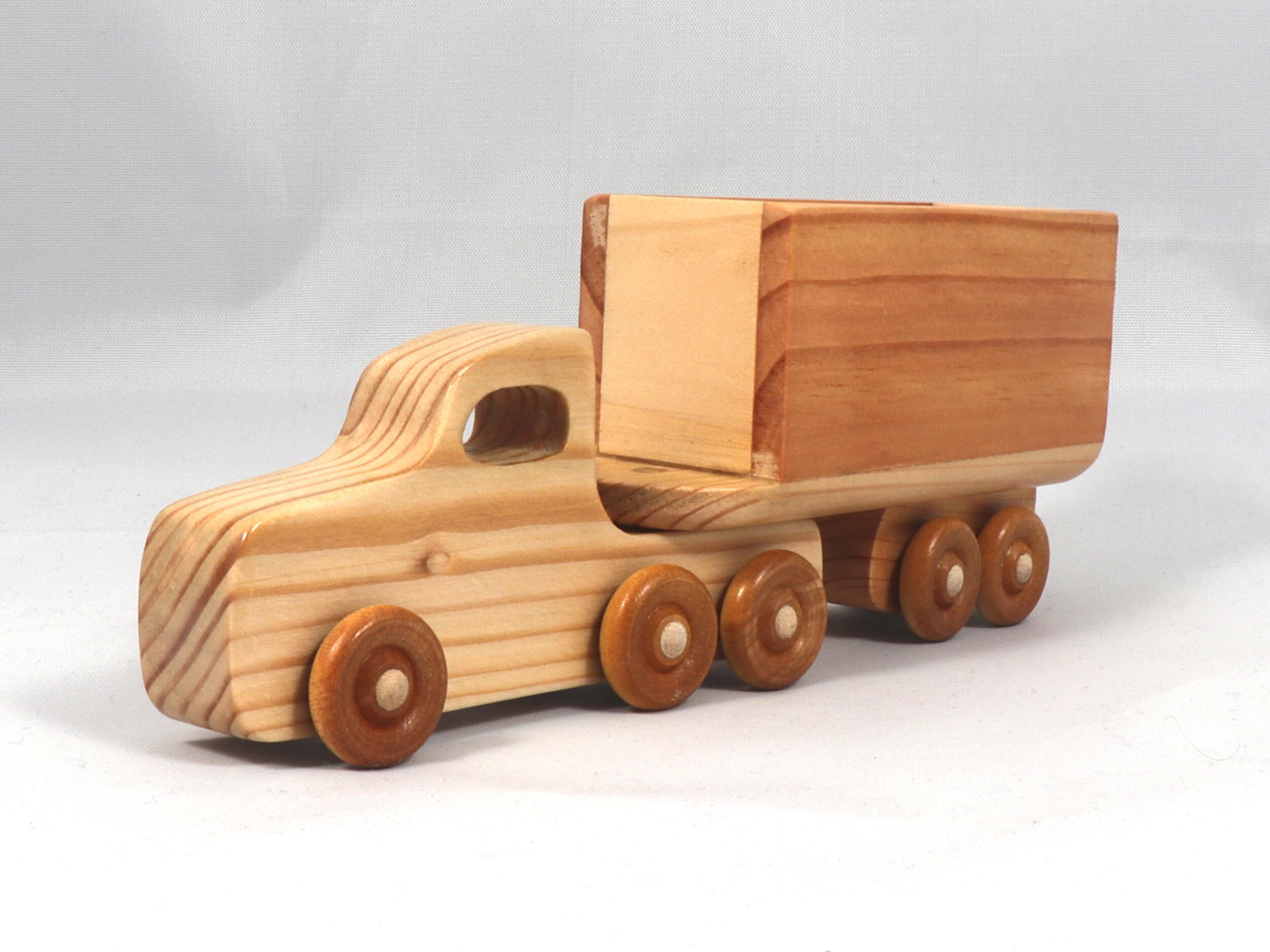 Truck made of wood on sale