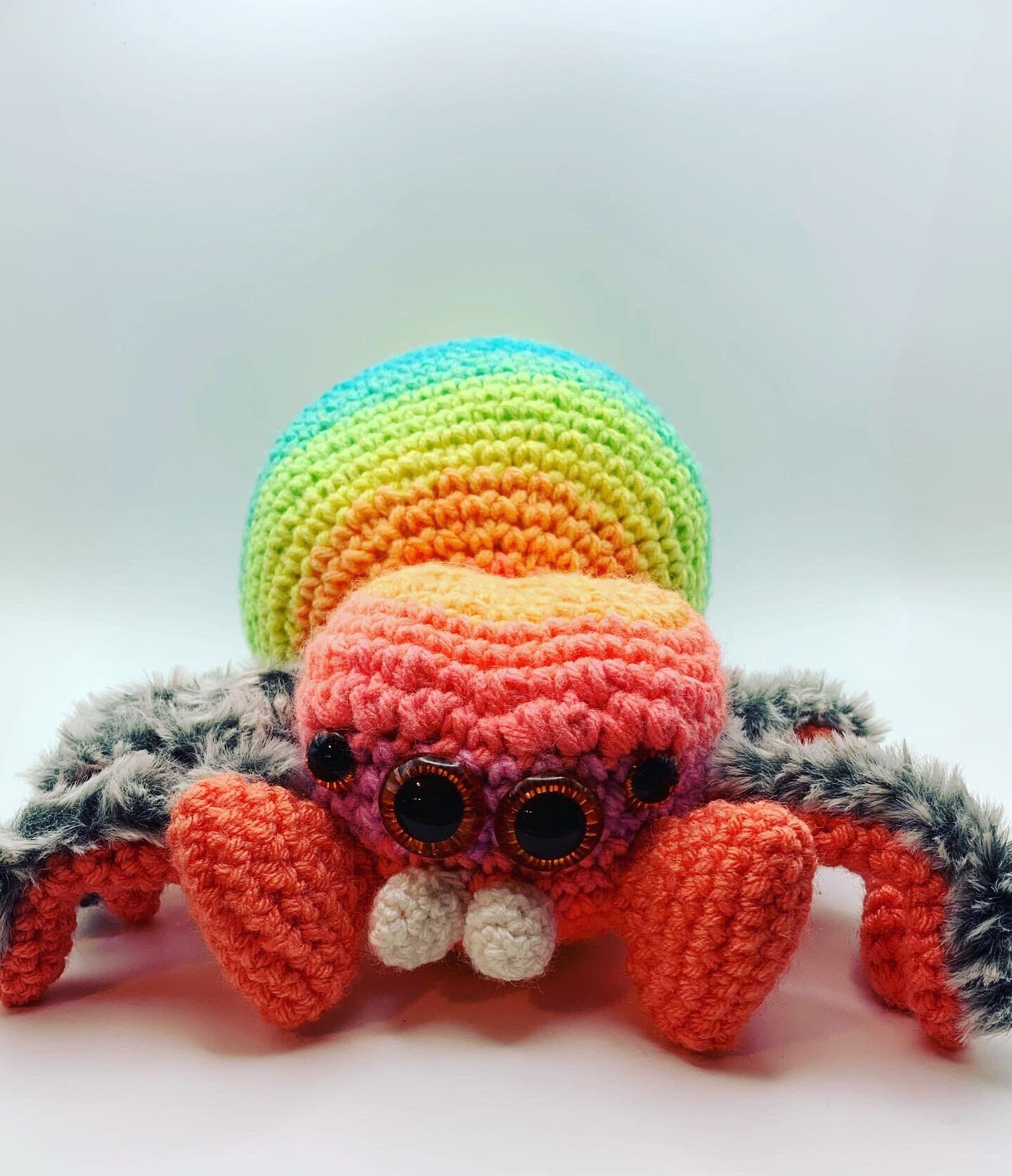 Spider Mommy Long Legs Crocheted 