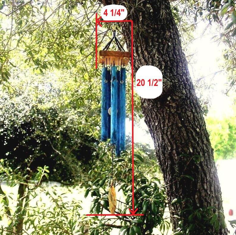 Small Copper deals Wind Chime with Blue Patina