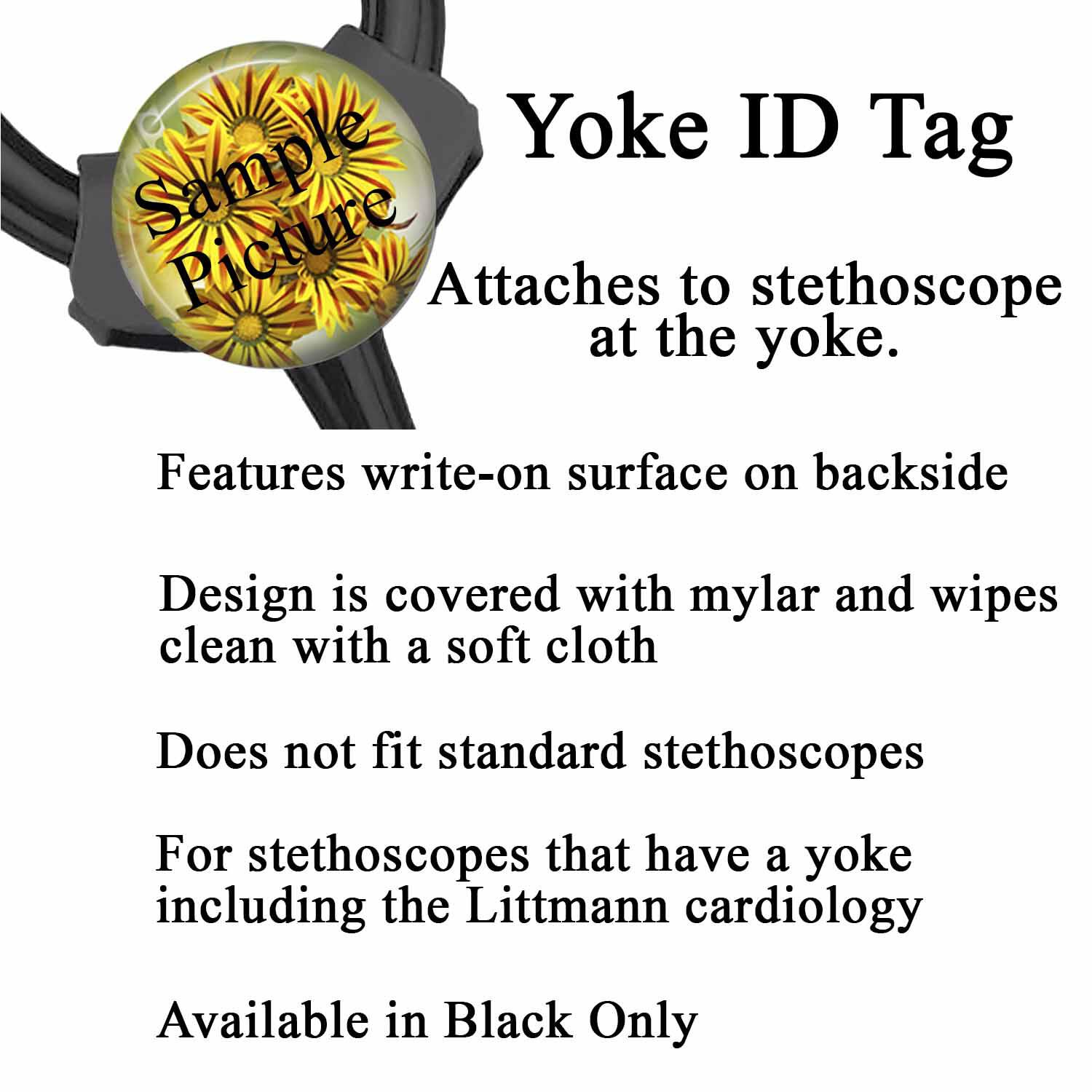 Yoke tag - badge reel boutique