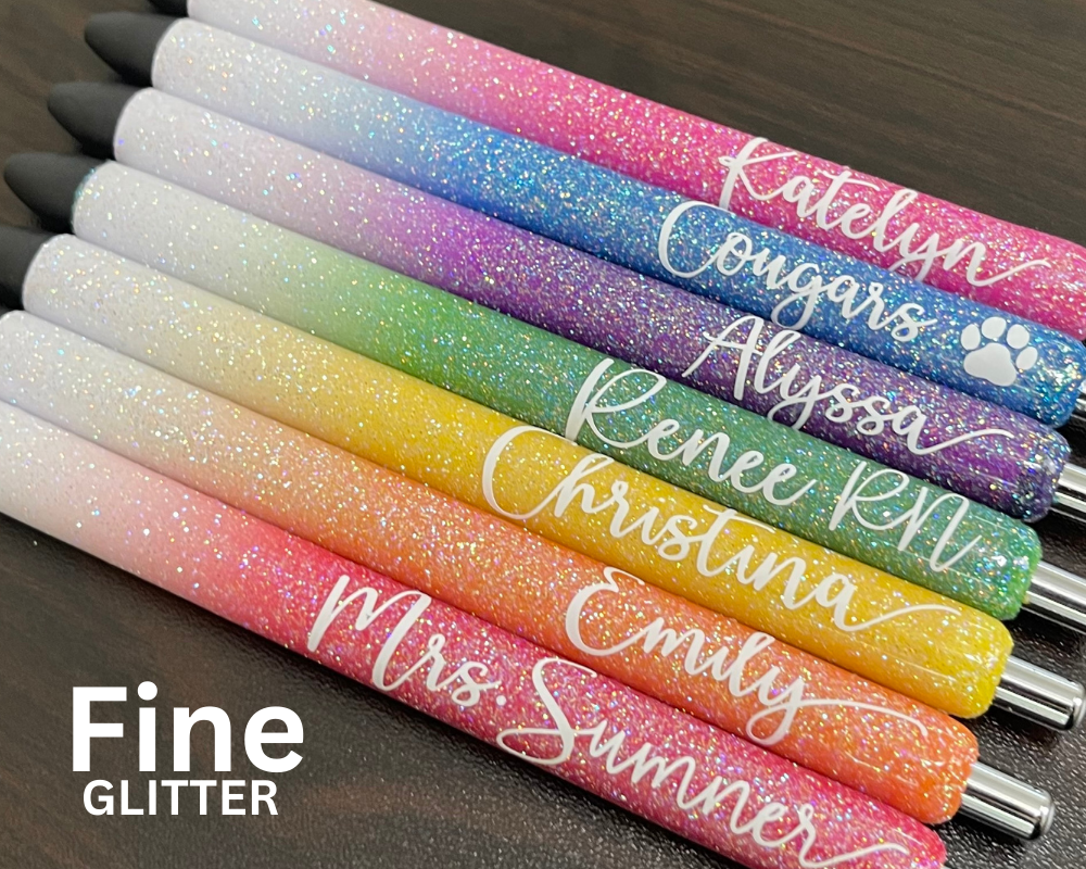 Glitter Resin Pens