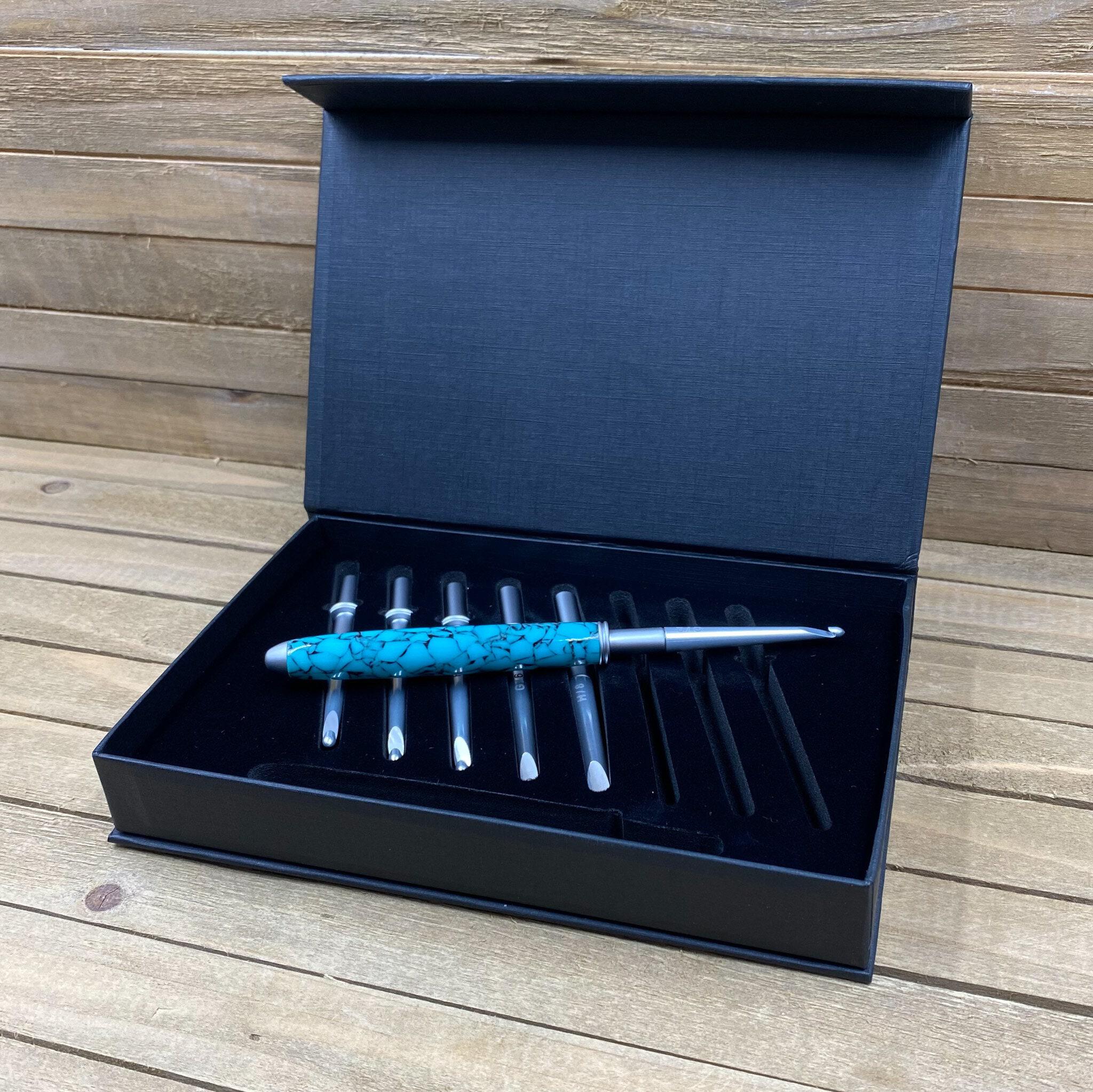 Southwest Turquoise Acrylic Crochet Hook Set