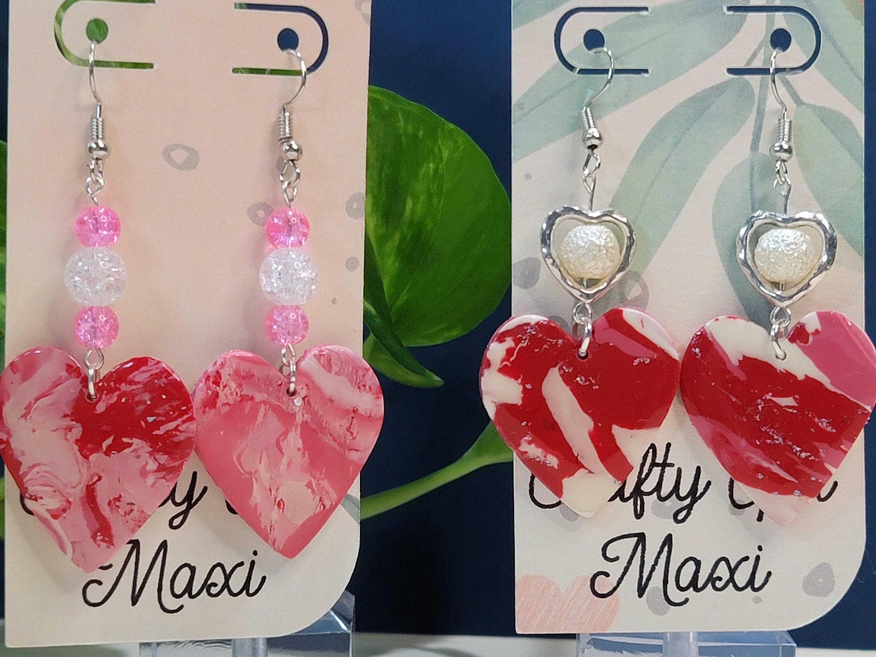 Polymer Clay DIY Valentine's Day Earrings Tutorial!