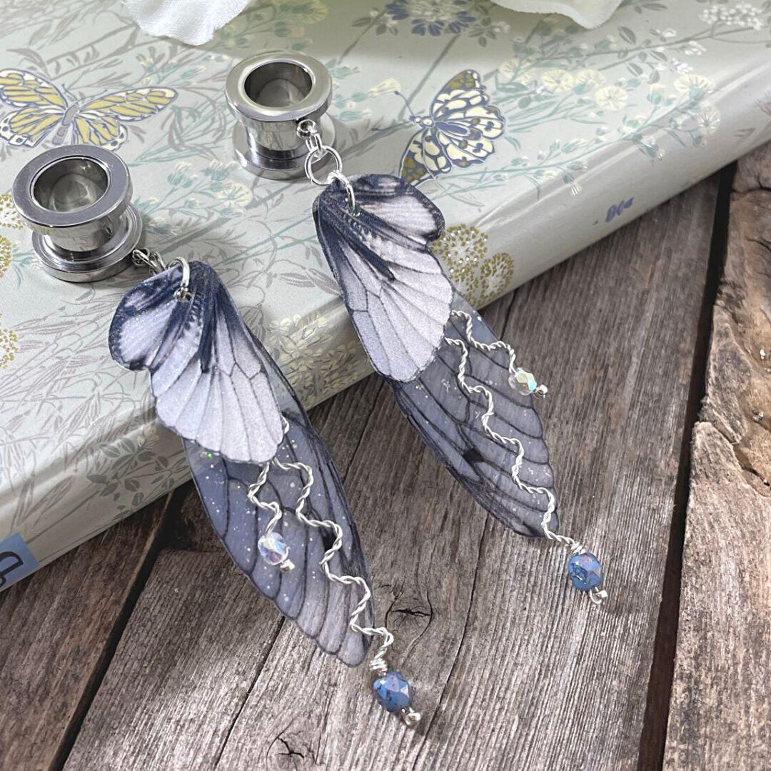 アクセサリー PS: Fairy The Pentacle Dangle Earrings Sterling Silver Faerie Earrings Wiccan Pagan Fairy Jewelry
