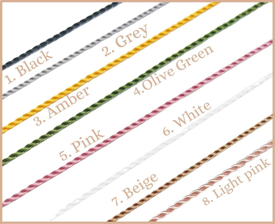 Custom Morse Code Colored Thread Bracelet – Colored Threads – Morse Code  Bracelet – Adjustable – Just Bead It