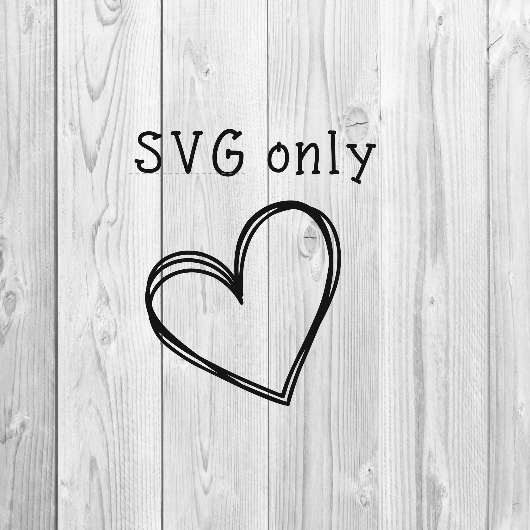 Download Art Collectibles Heart Svg Love Svg Valentines Day Svg Heart Hand Draw Svg Cricut Silhouette Svg Instant Download
