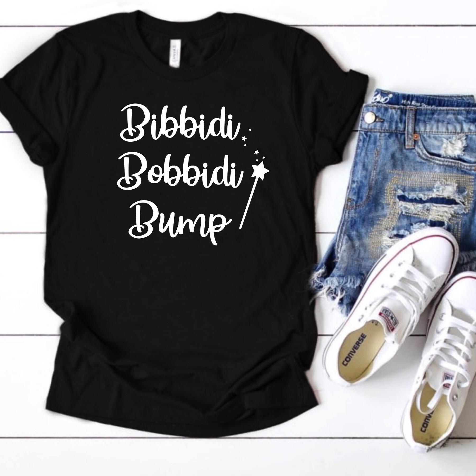Bibbidi Bobbidi Bump, Pregnancy Announcement Shirt, Disney Maternity**  (Please Read Description), Funny Pregnancy Shirt, Cinderella Shirt, Bump  Alert
