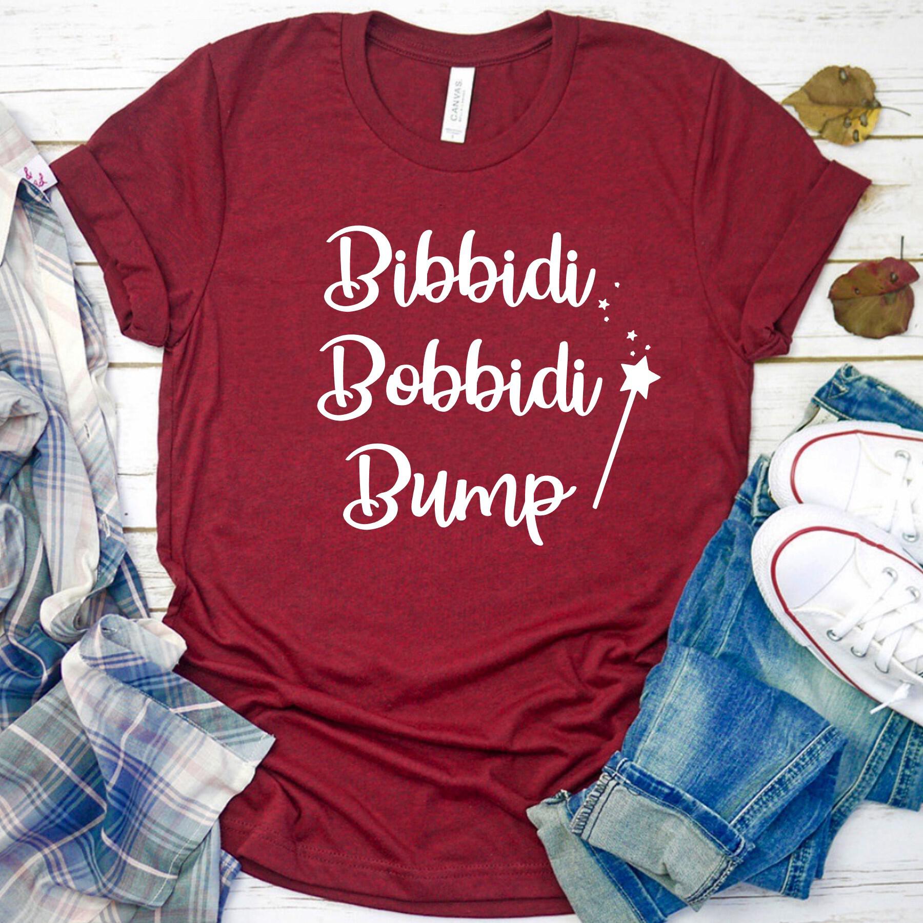 Bibbidi Bobbidi Bump, Pregnancy Announcement Shirt, Disney