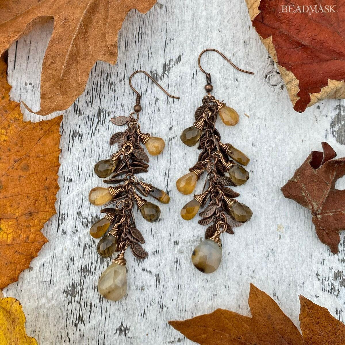 Hessonite earrings on sale